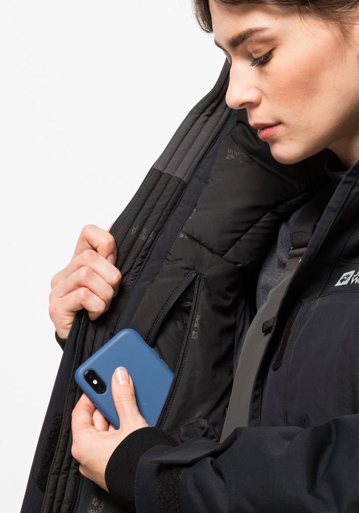 Jack Wolfskin Funktionsjacke »1995 SERIES PARKA W«, mit Kapuze