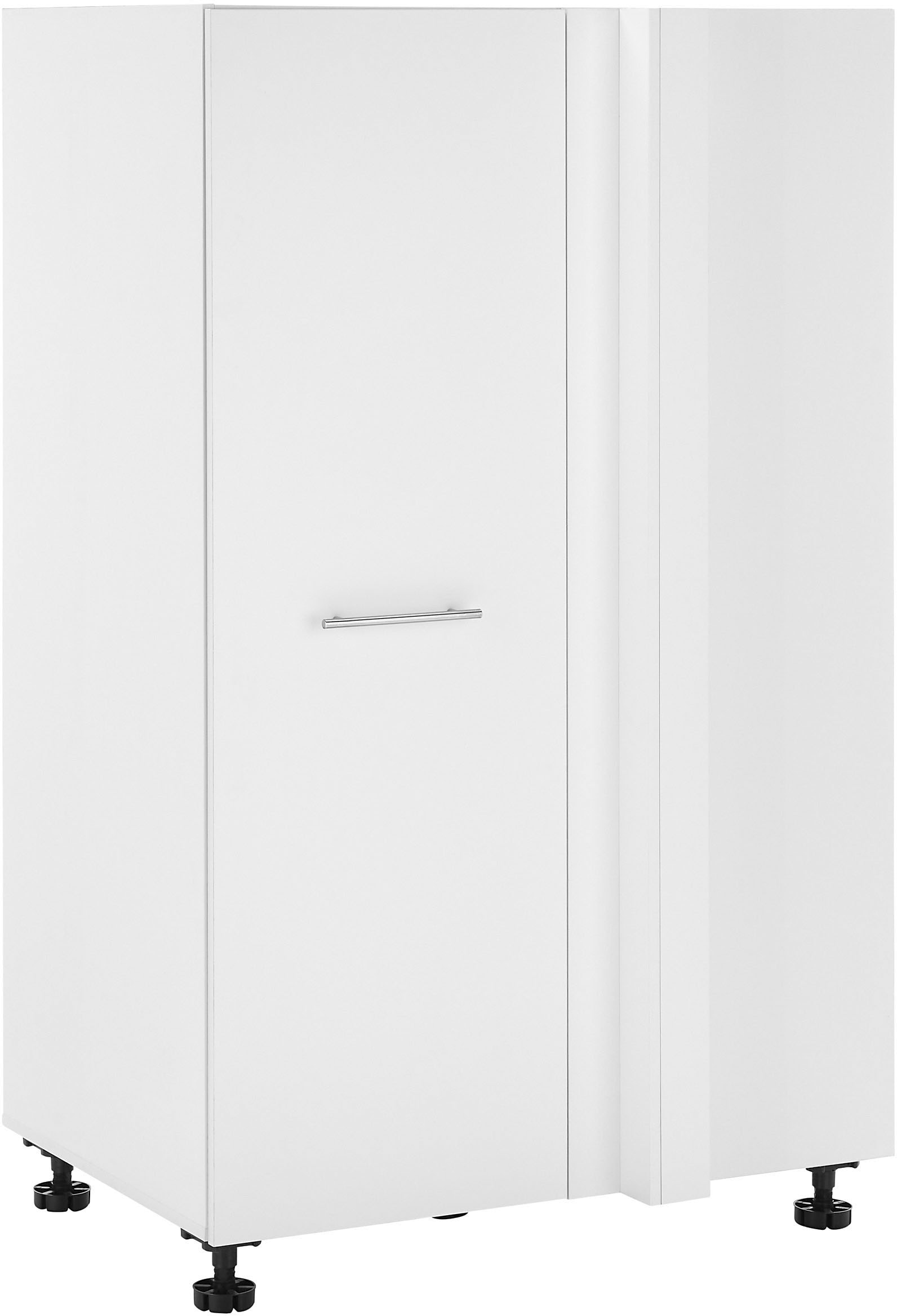 Laundreezy Eckschrank »Laundreezy, Eckschrank BxHxT 100x162x68 cm« 1 Stk. tlg. Breite 100cm, Tür L/R montierbar, Softclose-Funktion