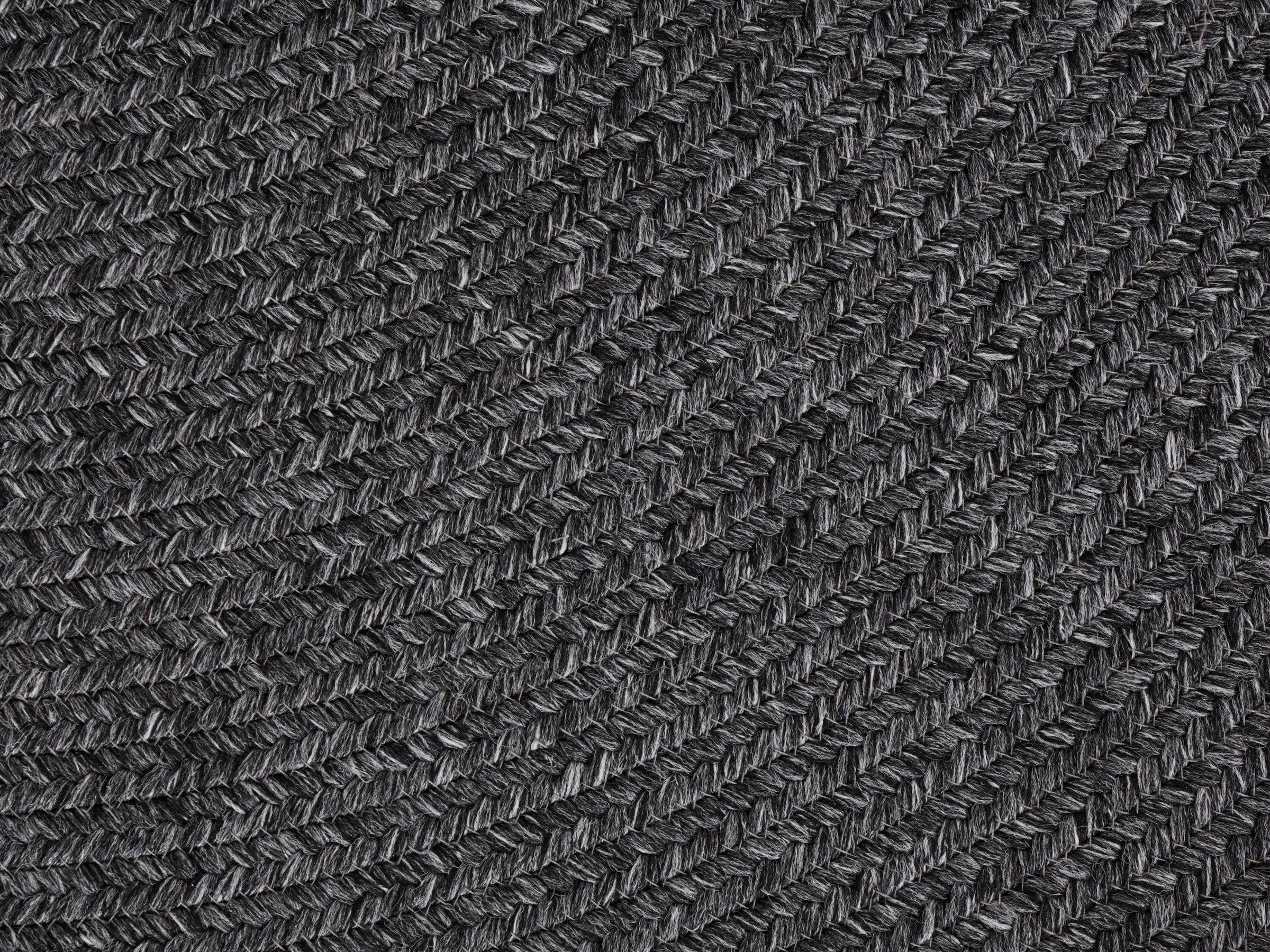 NORTHRUGS Teppich »Trenzado«, rund, 10 mm Höhe, In- & Outdoor, Handmade-Look, Gewebt, Wetterfest, Balkon, Wohnzimmer