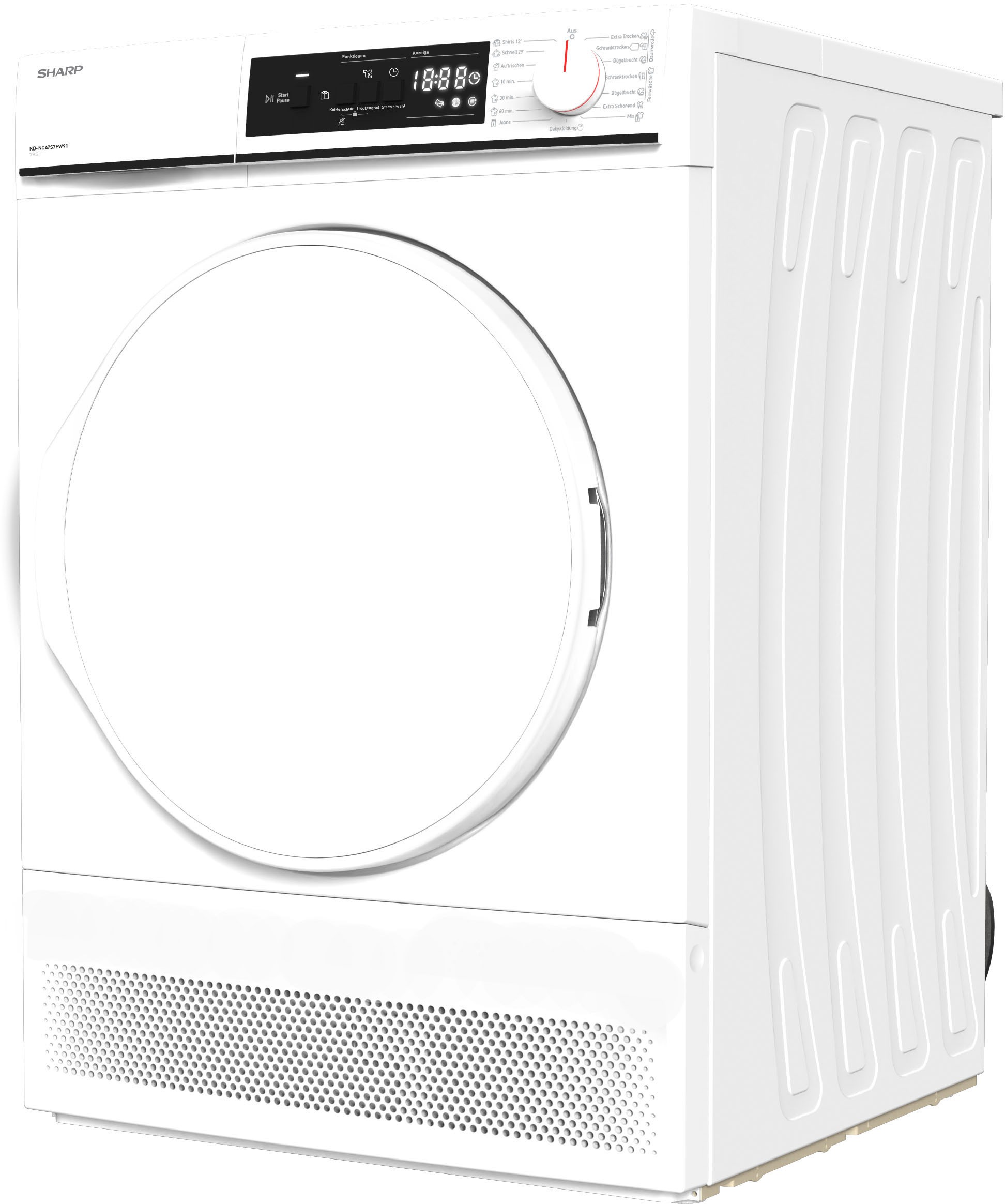 Sharp Kondenstrockner »KD-NCA7S7PW91-DE« günstig online kaufen