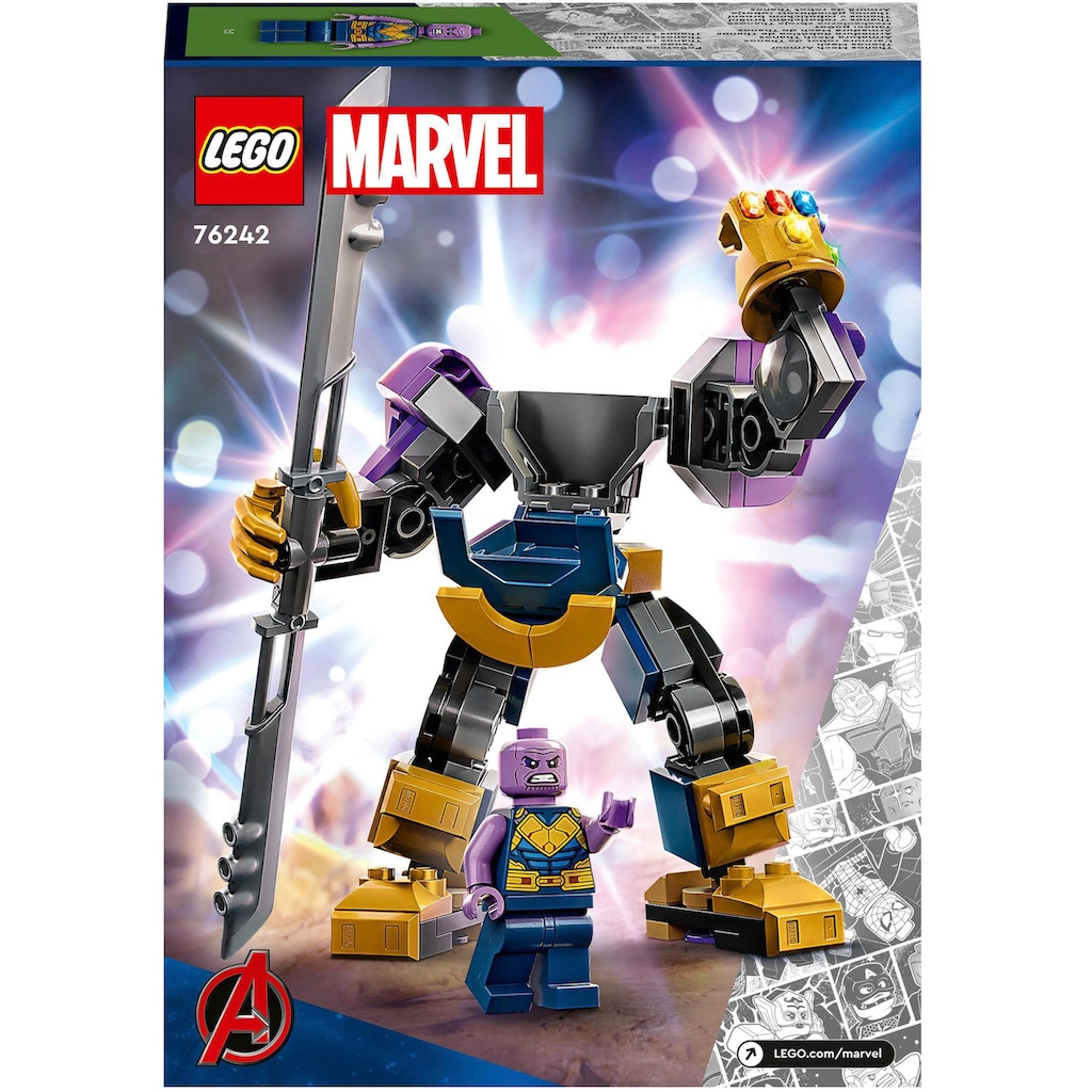 LEGO® Konstruktionsspielsteine »Thanos Mech (76242), LEGO® Marvel«, (113 St.)
