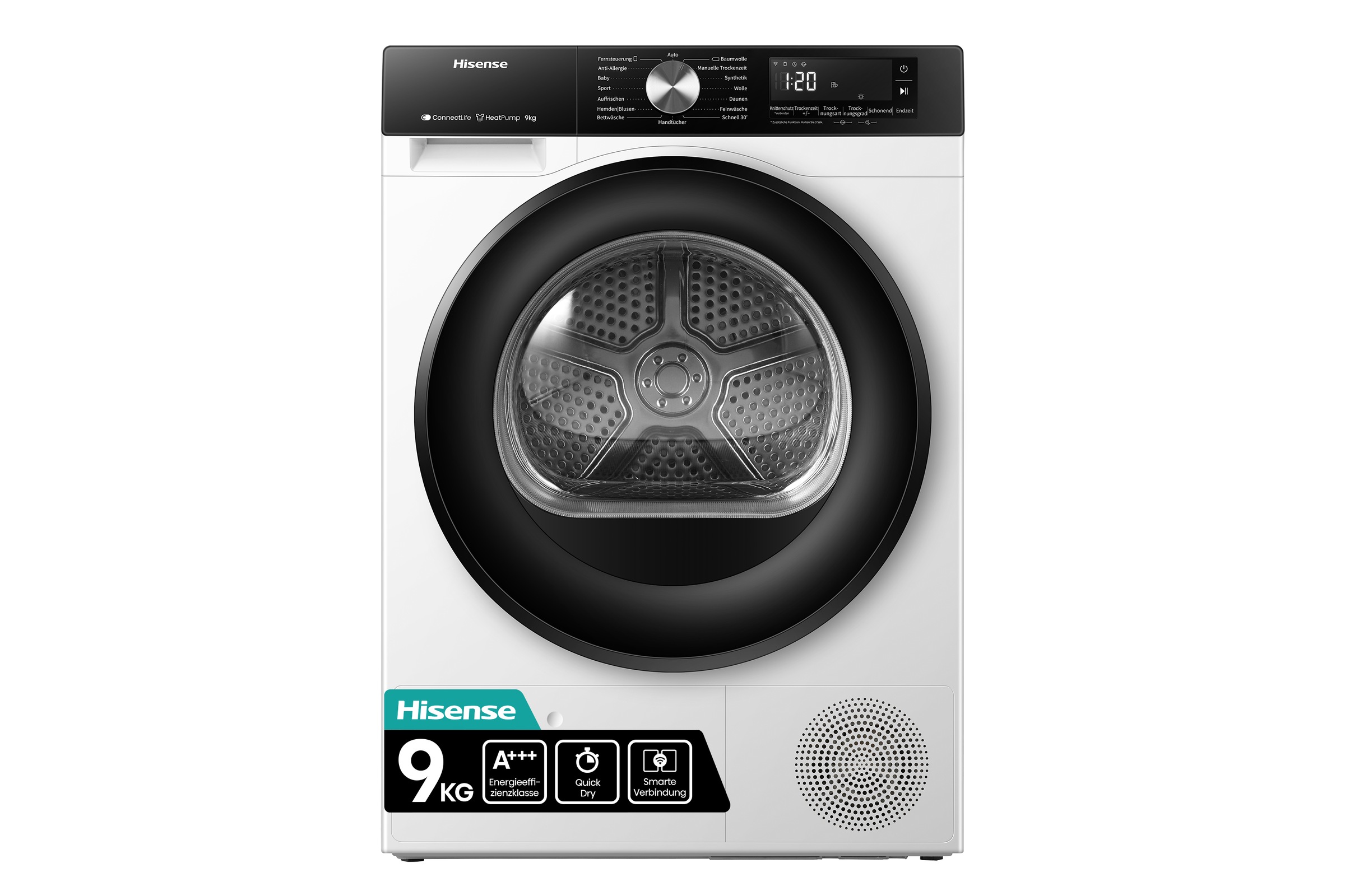 Hisense Wärmepumpentrockner »DH3S902B«, 9 kg