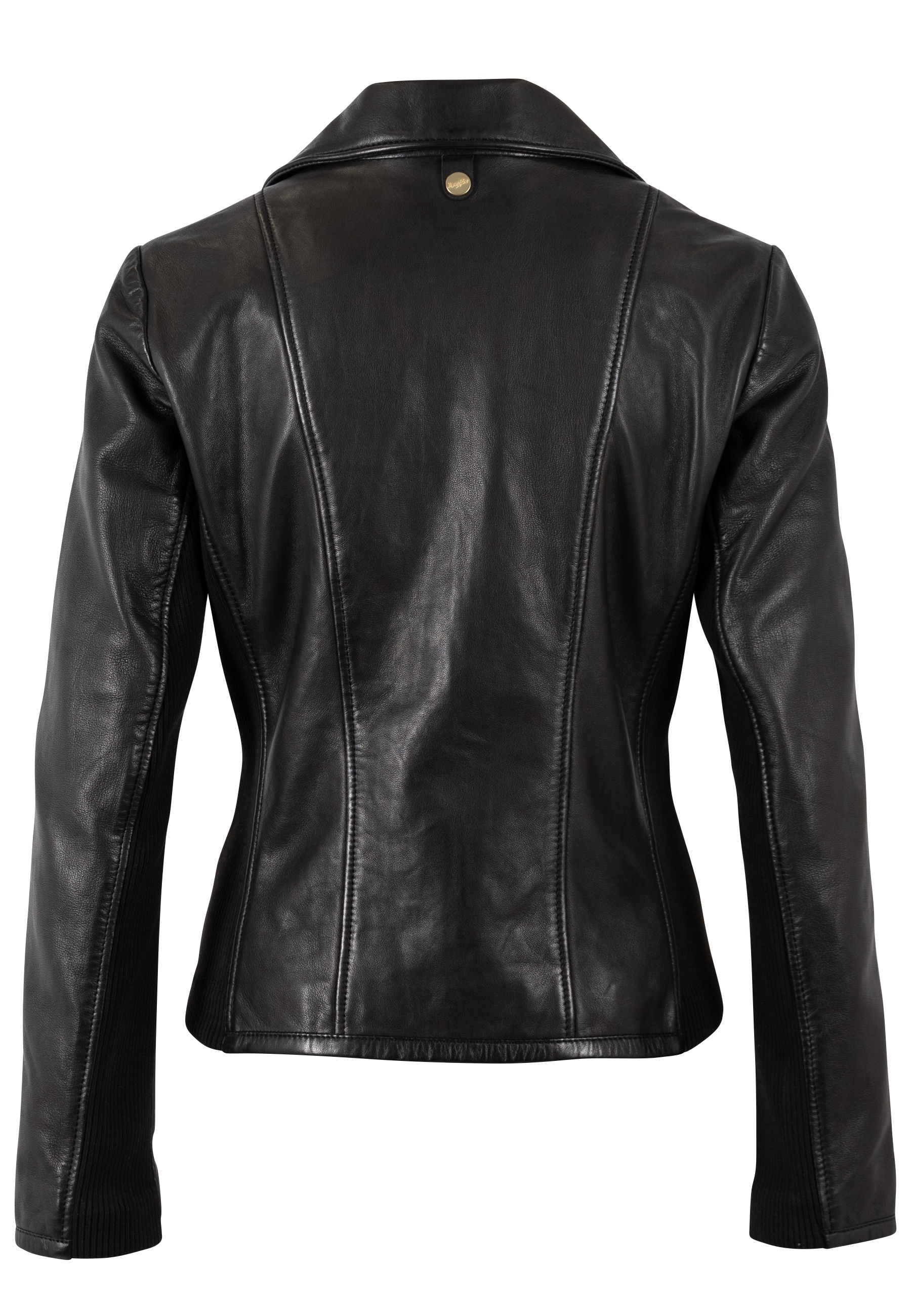 Mauritius Lederjacke »MWZoraya« mit seitlichen Stretch-Einsätzen