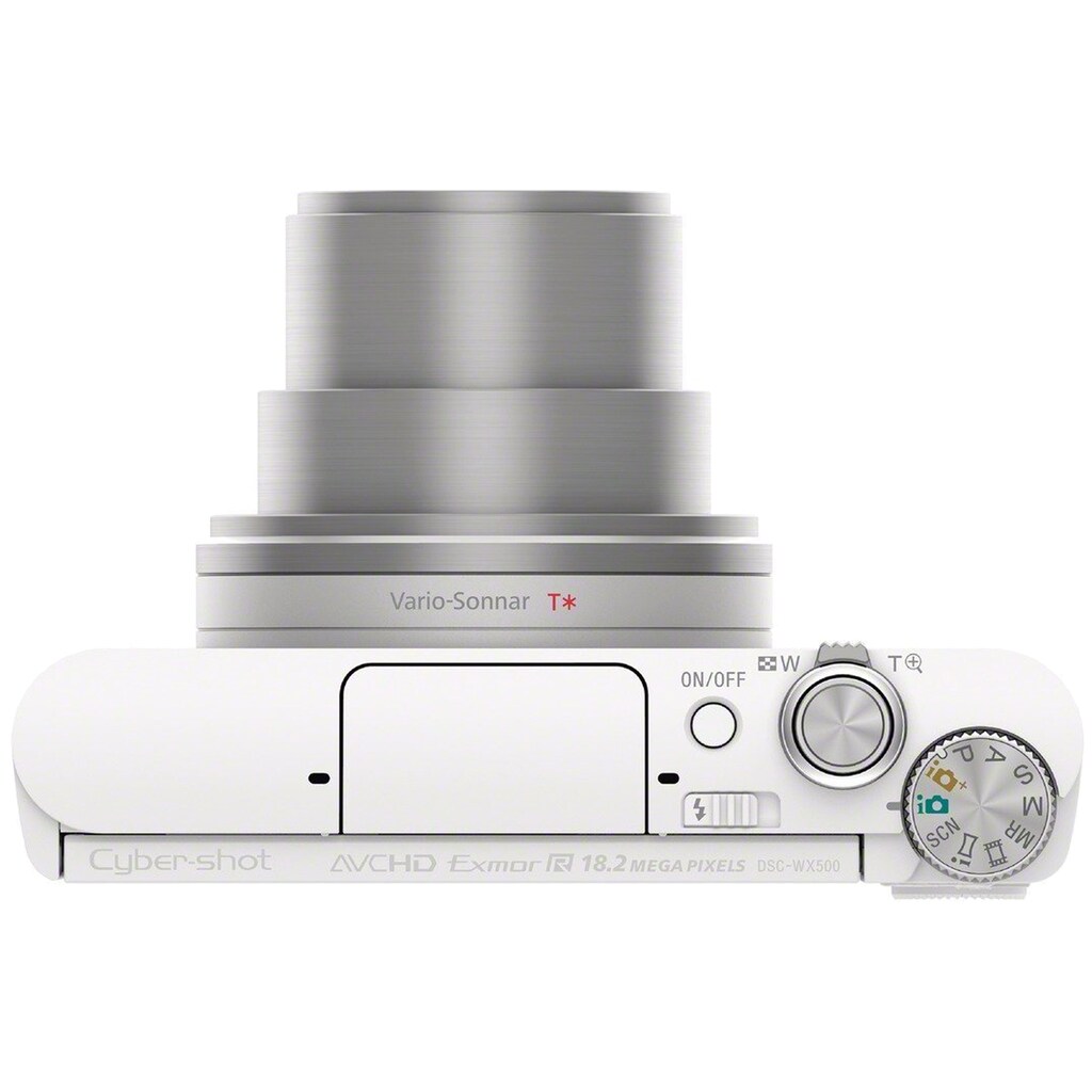 Sony Superzoom-Kamera »Cyber-Shot DSC-WX500«, 18,2 MP, 30 fachx opt. Zoom, WLAN (Wi-Fi)-NFC, 30 fach optischer Zoom