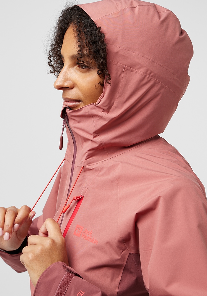 Jack Wolfskin Funktionsjacke »EAGLE PEAK 2L JKT W«, mit Kapuze