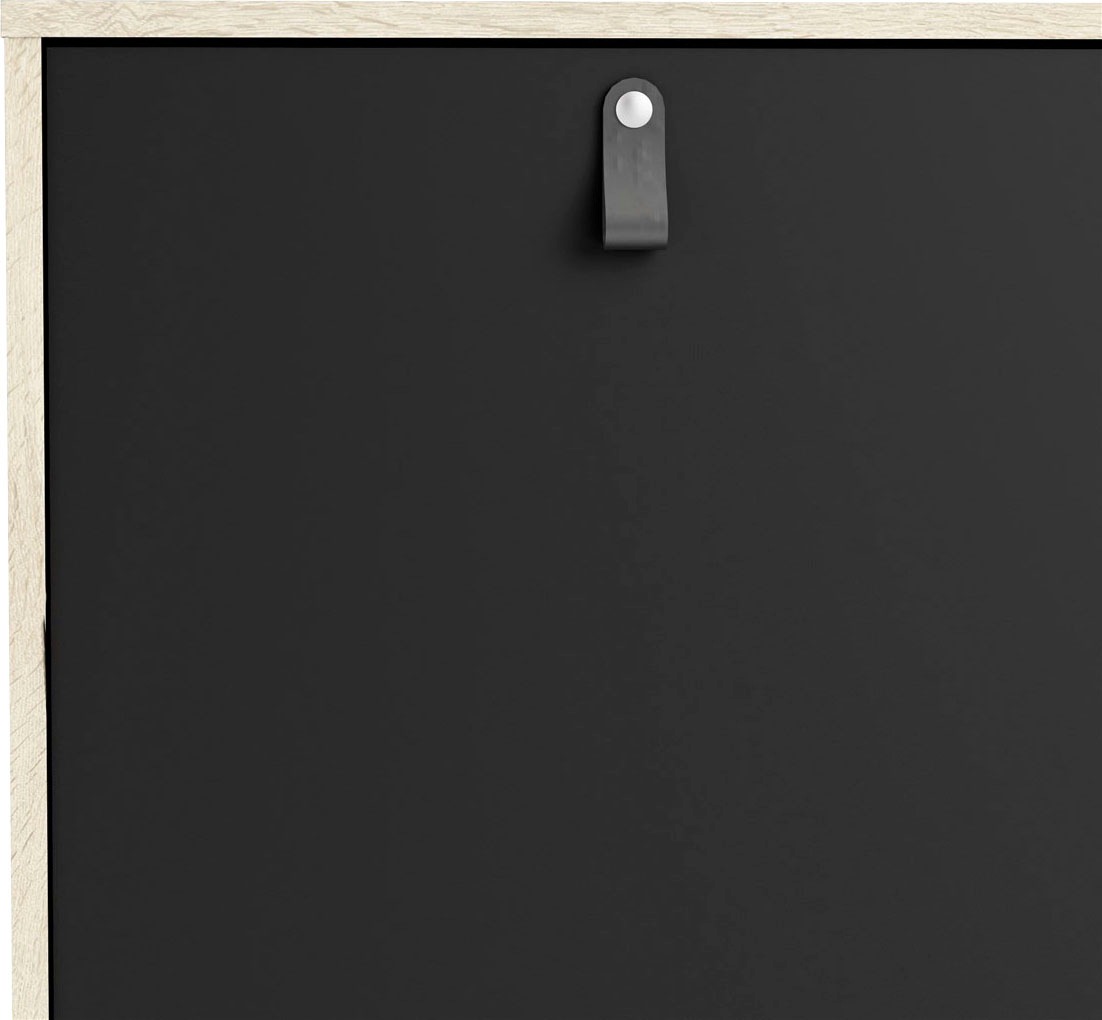 andas Sideboard »Stubbe«, Kommode Breite 98,7 cm, 1 Tür und 3 Schubkästen, Ledergriffe