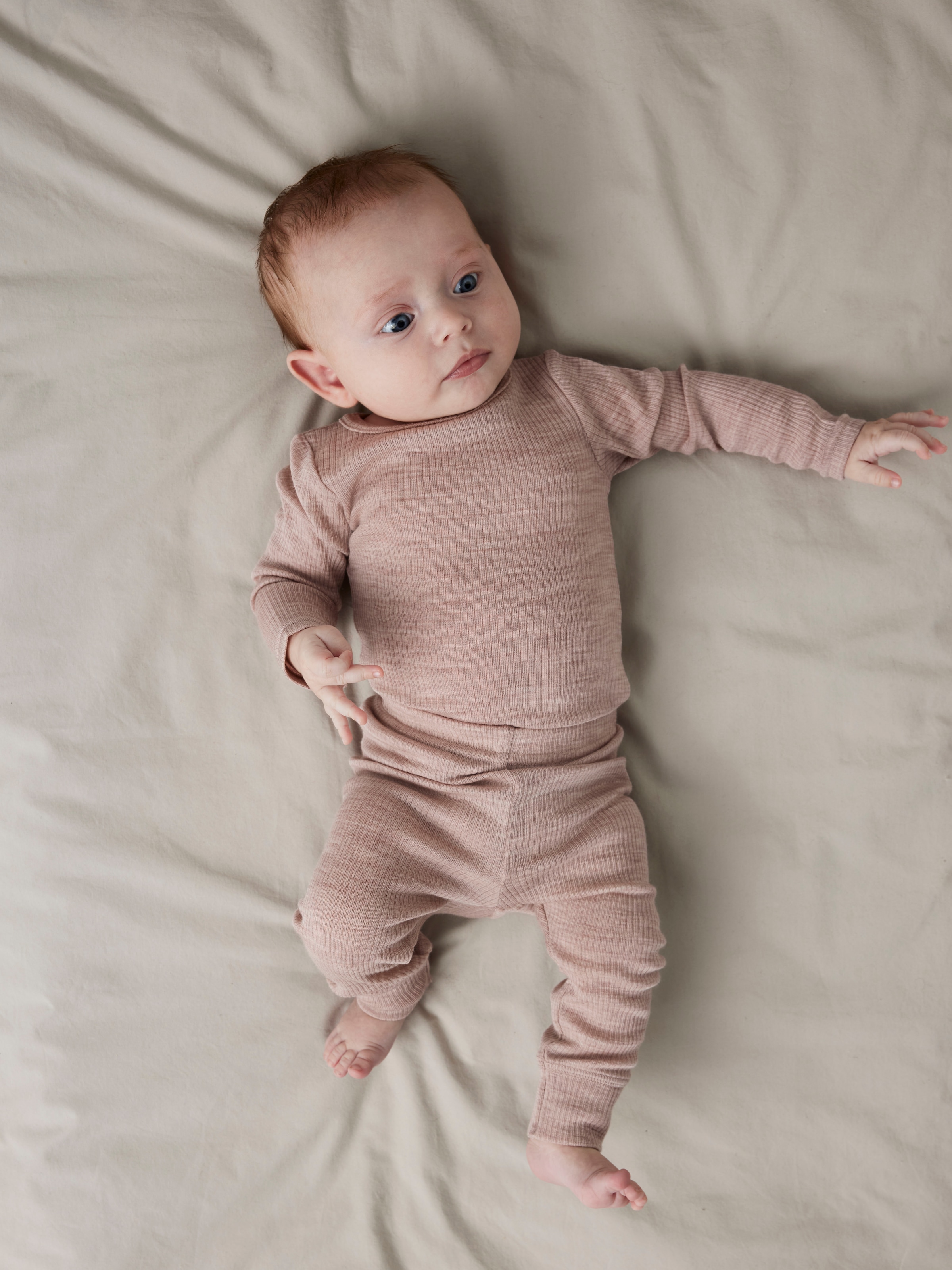 Name It Langarmbody »NBNWAX WOOL RIB LS BODY NOOS«, aus reiner Merinowolle