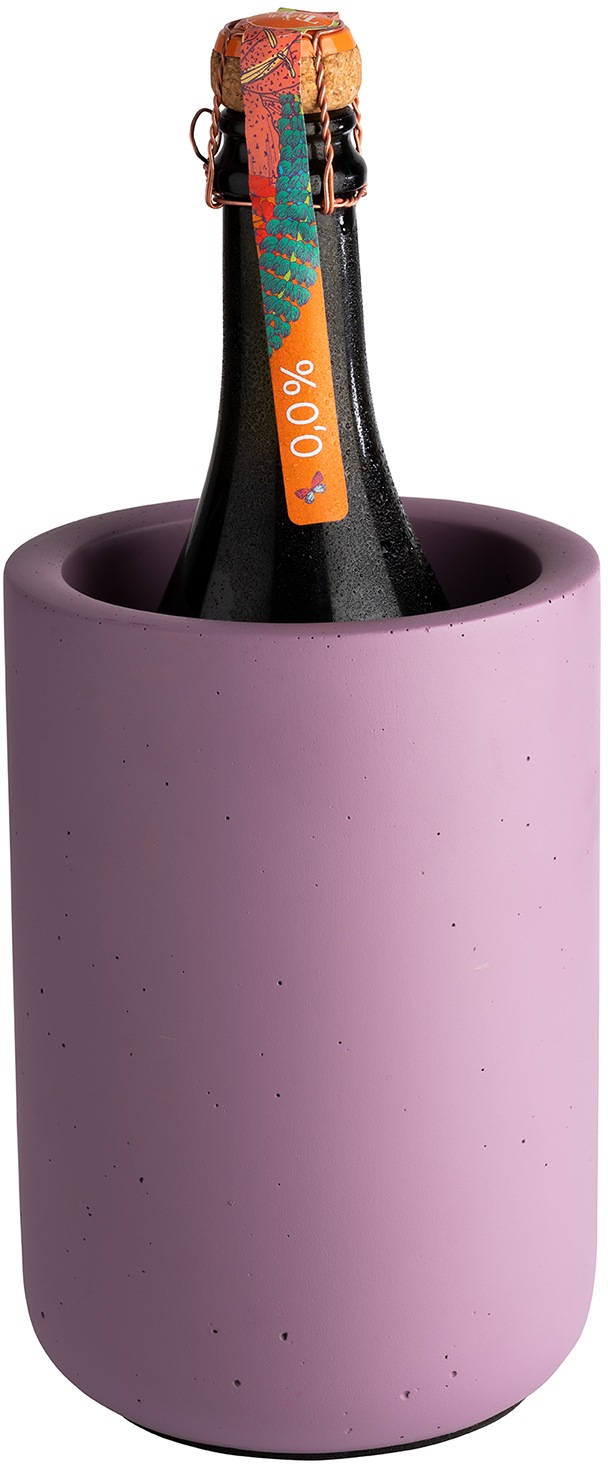 APS Wein- und Sektkühler »Element, Maße ca. Ø 12 cm, Höhe 19 cm, Innendurchmesser ca. 9,5 cm«, (1 tlg.), aus Naturstein, für Flaschen und Getränke, auch als Vase einsetzbar