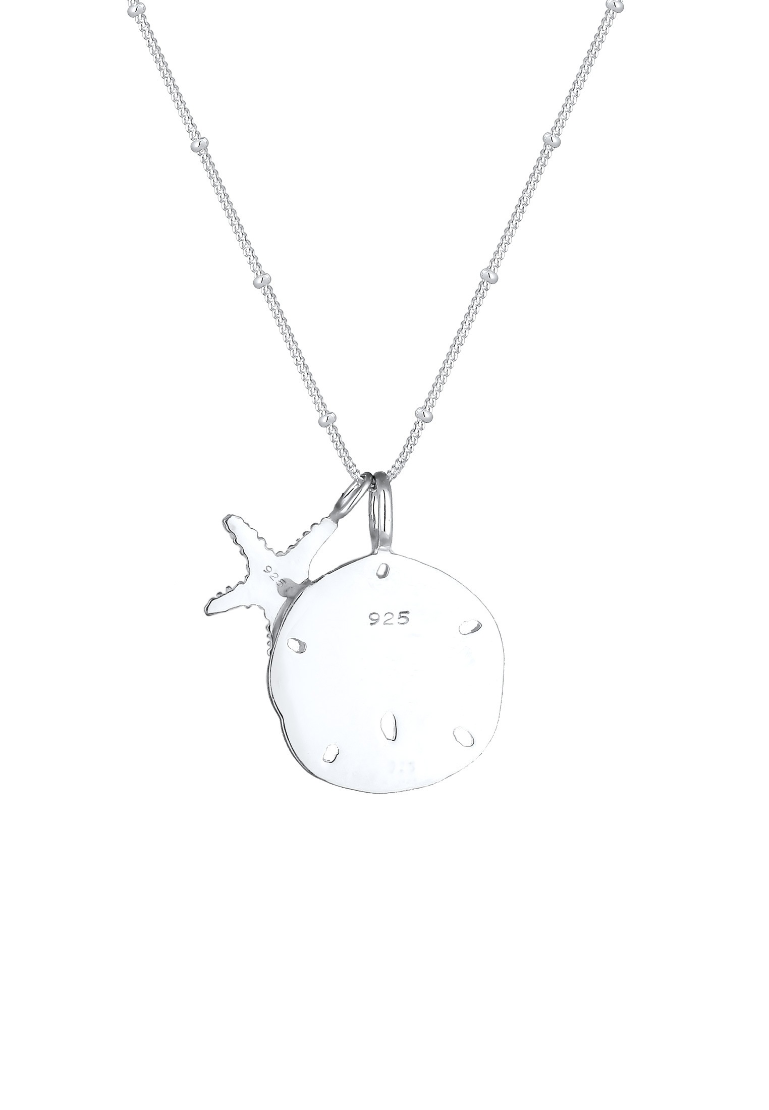 Elli Kette mit Anhänger »Blume Seestern Maritim 925 Sterling Silber«
