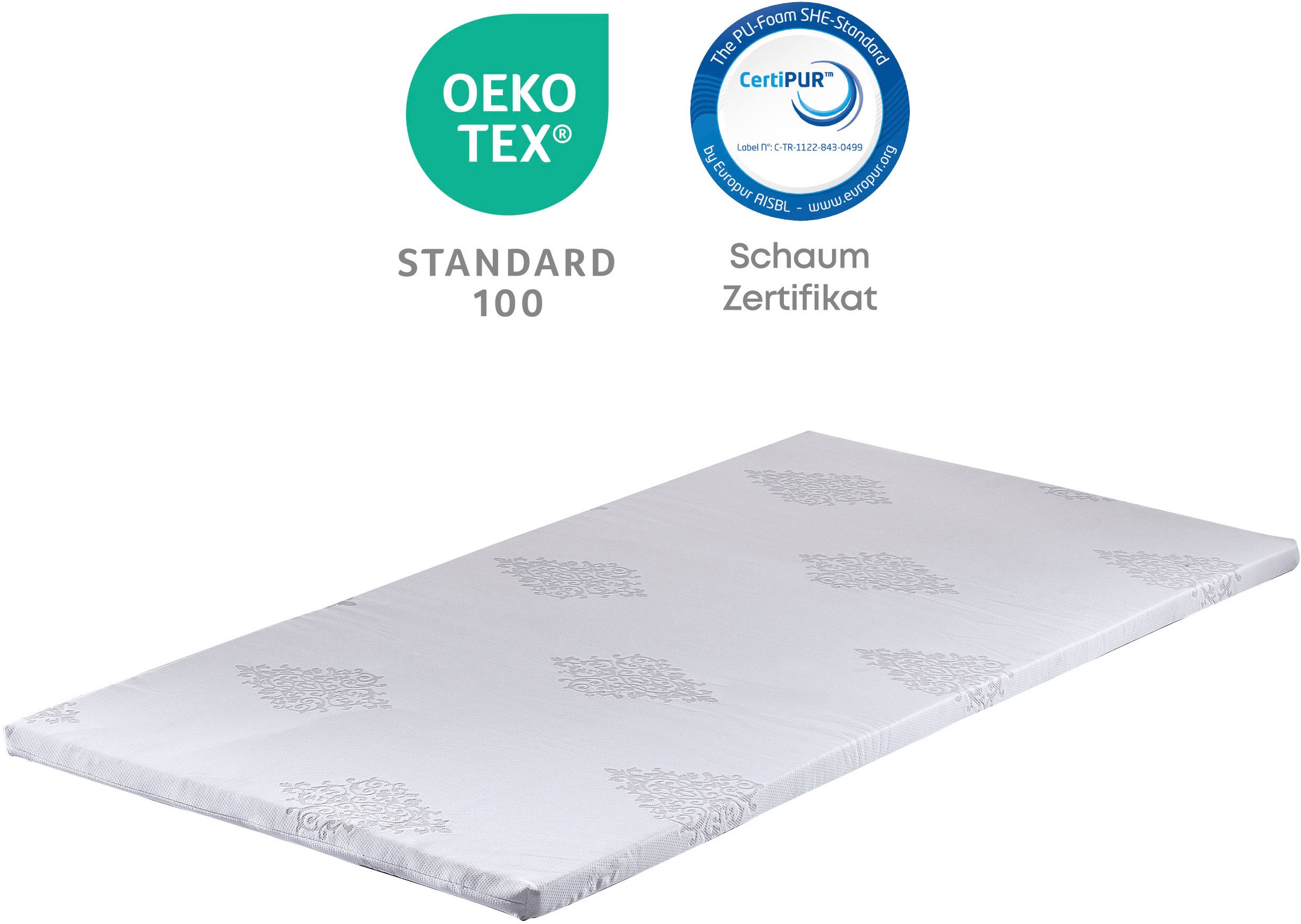 Yatas Bedding Topper »Topper Visco, Topper 90x200, 200x200 cm & weitere Grö günstig online kaufen