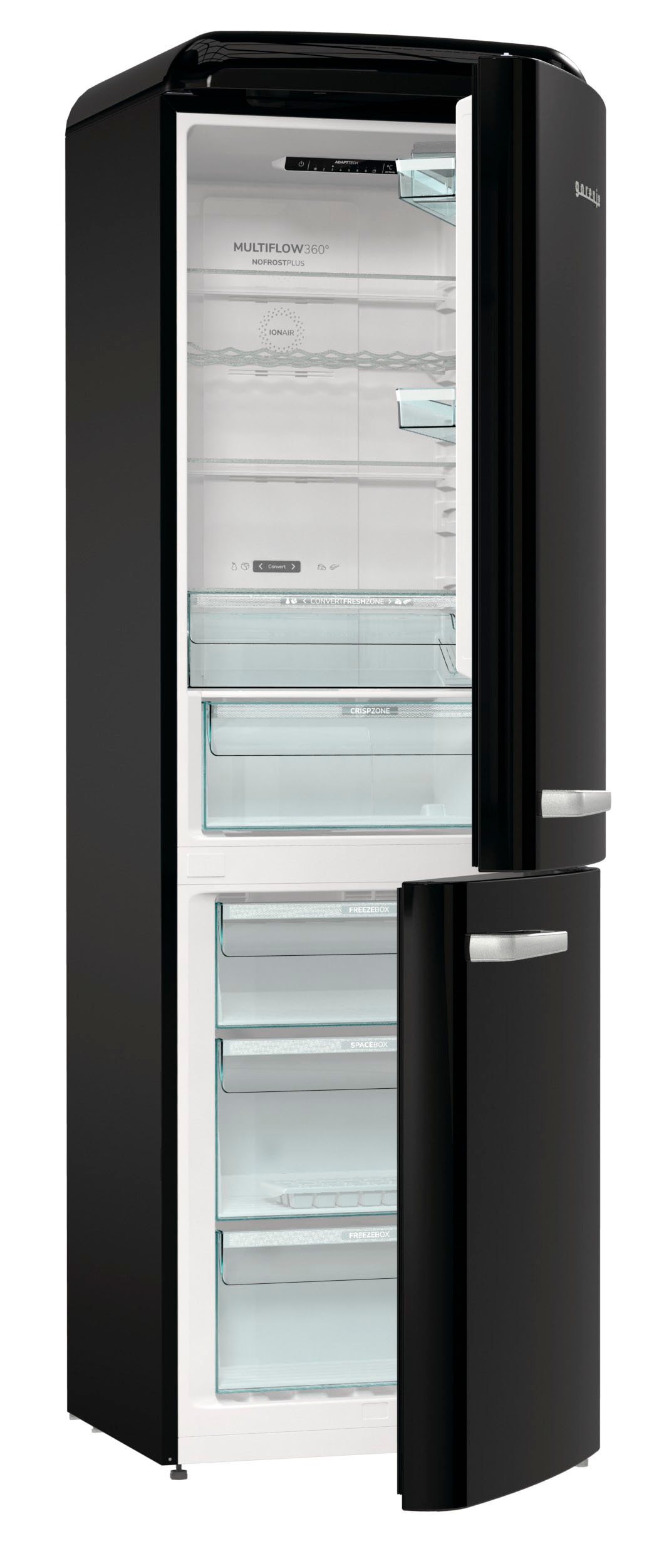 GORENJE Kühl-/Gefrierkombination, ONRK 619 DBK, 194 cm hoch, 60 cm breit