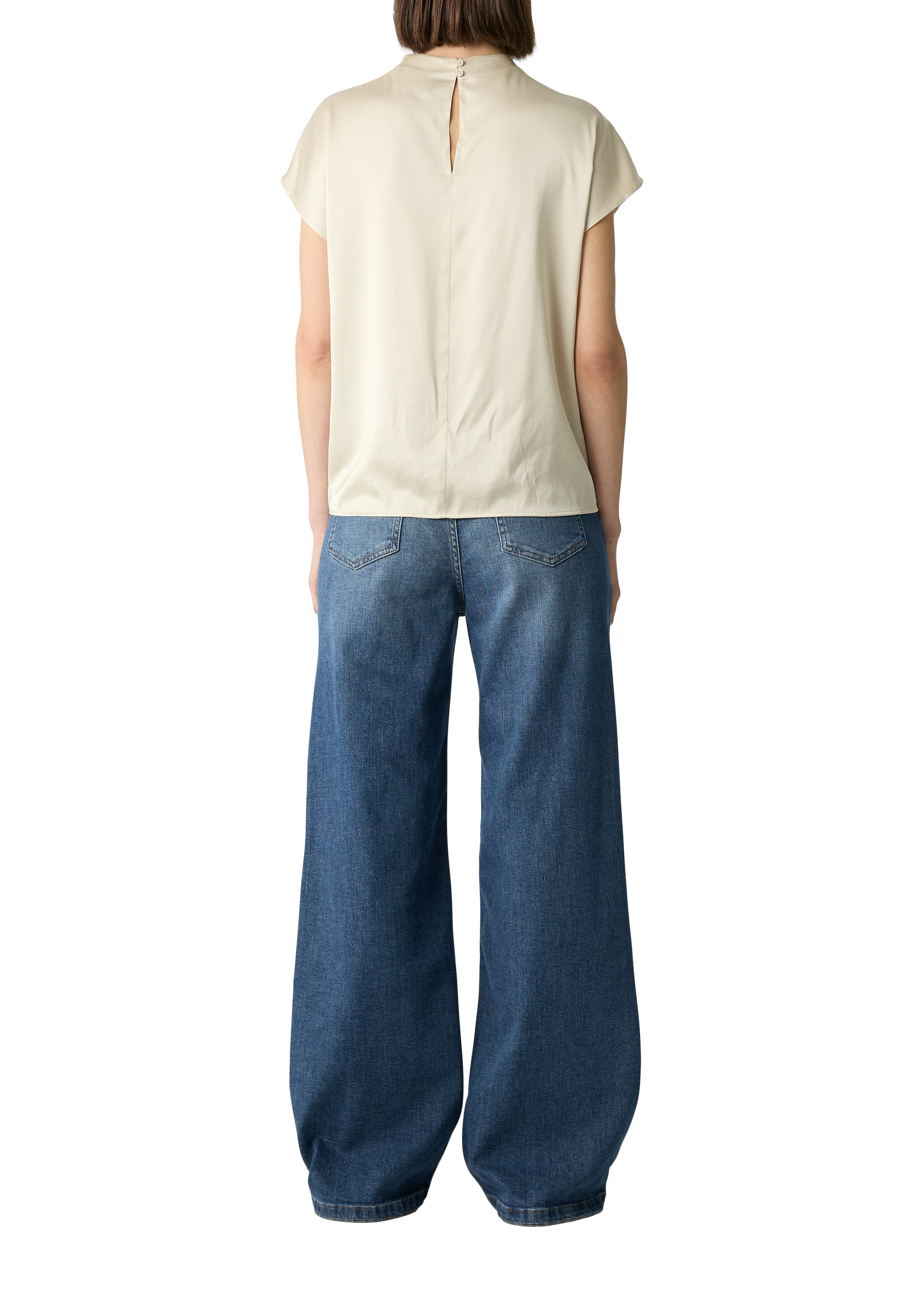 Comma Shirtbluse mit Falten-Detail