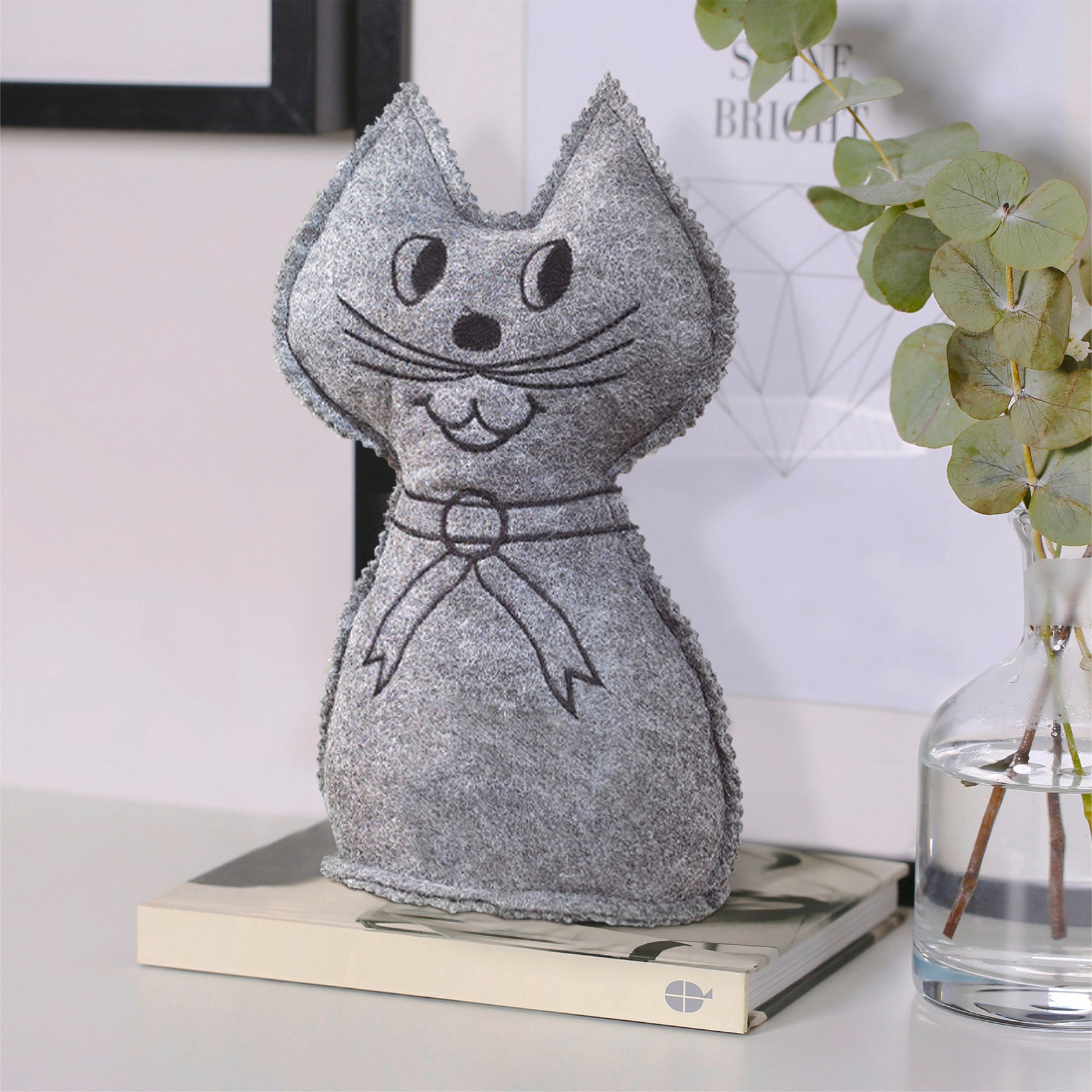 WENKO Luftentfeuchter »Katze« 2er Set, geräuschlos, ohne Strom, auch als Türstopper verwendbar