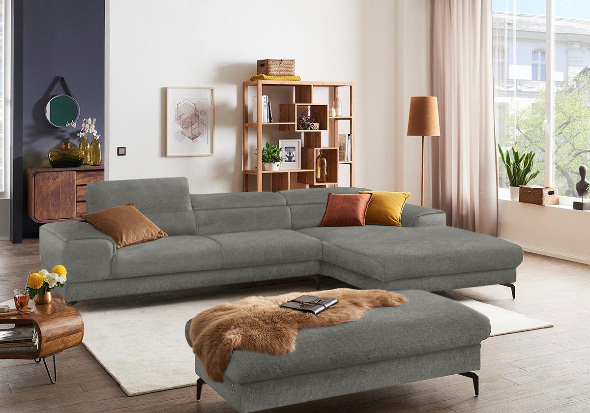 W.SCHILLIG Ecksofa »piedroo, Designsofa mit tollem Sitzkomfort, bequem und günstig online kaufen