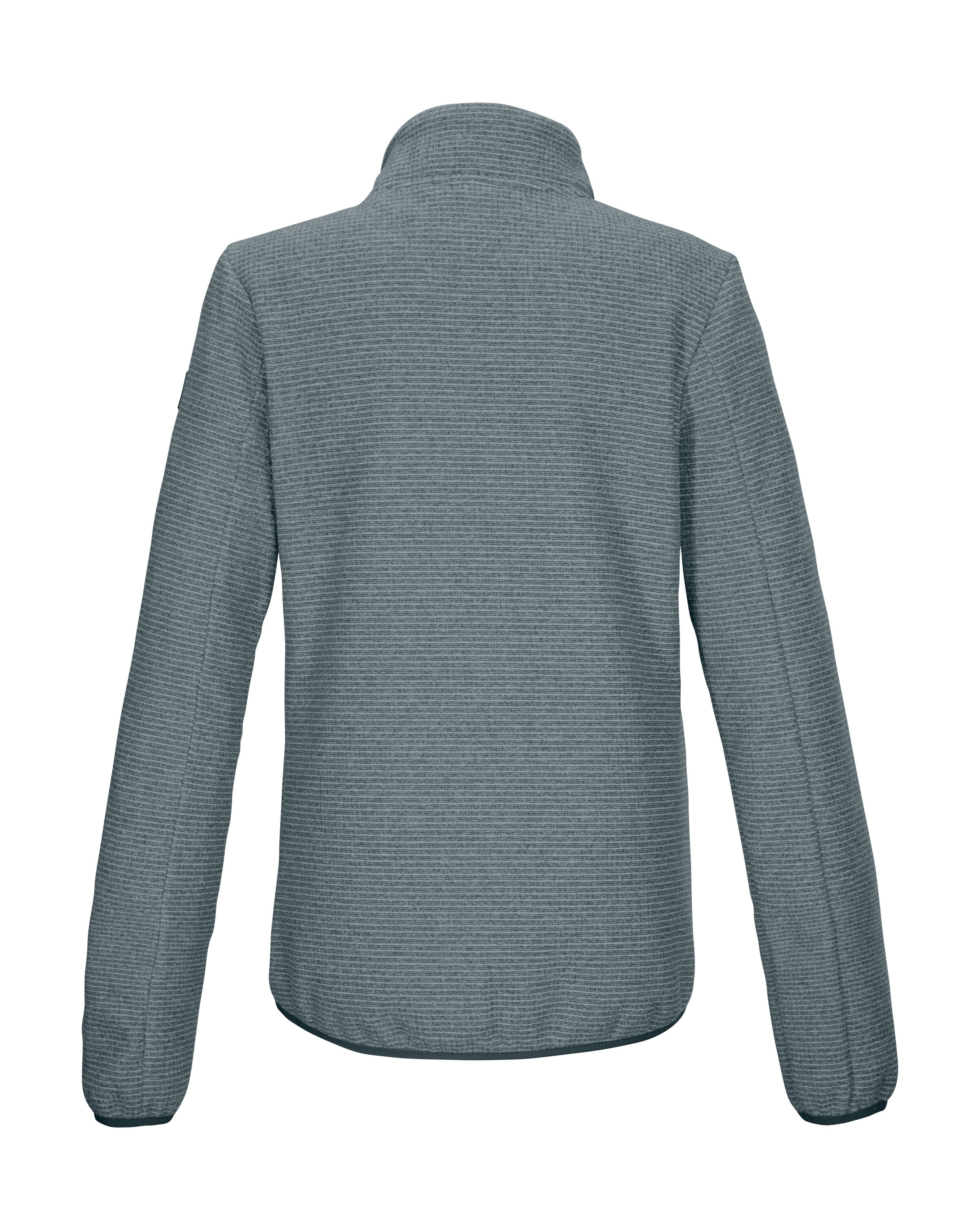 Killtec Fleecejacke »KOW 215 GRLS KNTFLC JCKT«, Strickfleecejacke für Kids, gestreifte Melange, Kinnschutz, Zipper-Taschen