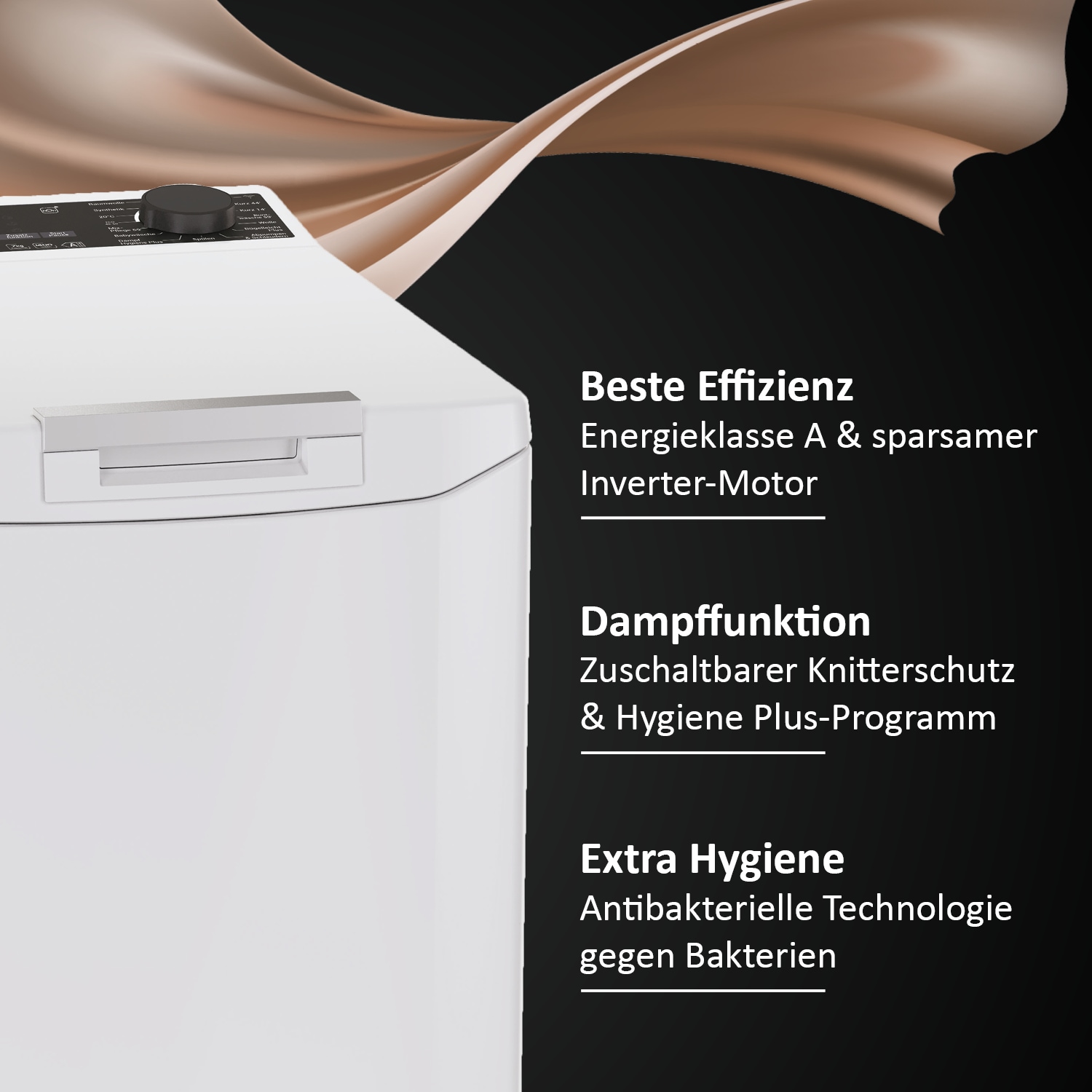 Haier Waschmaschine Toplader »THASNQ476TM5-84«, 7 kg, 1400 U/min, hOn App