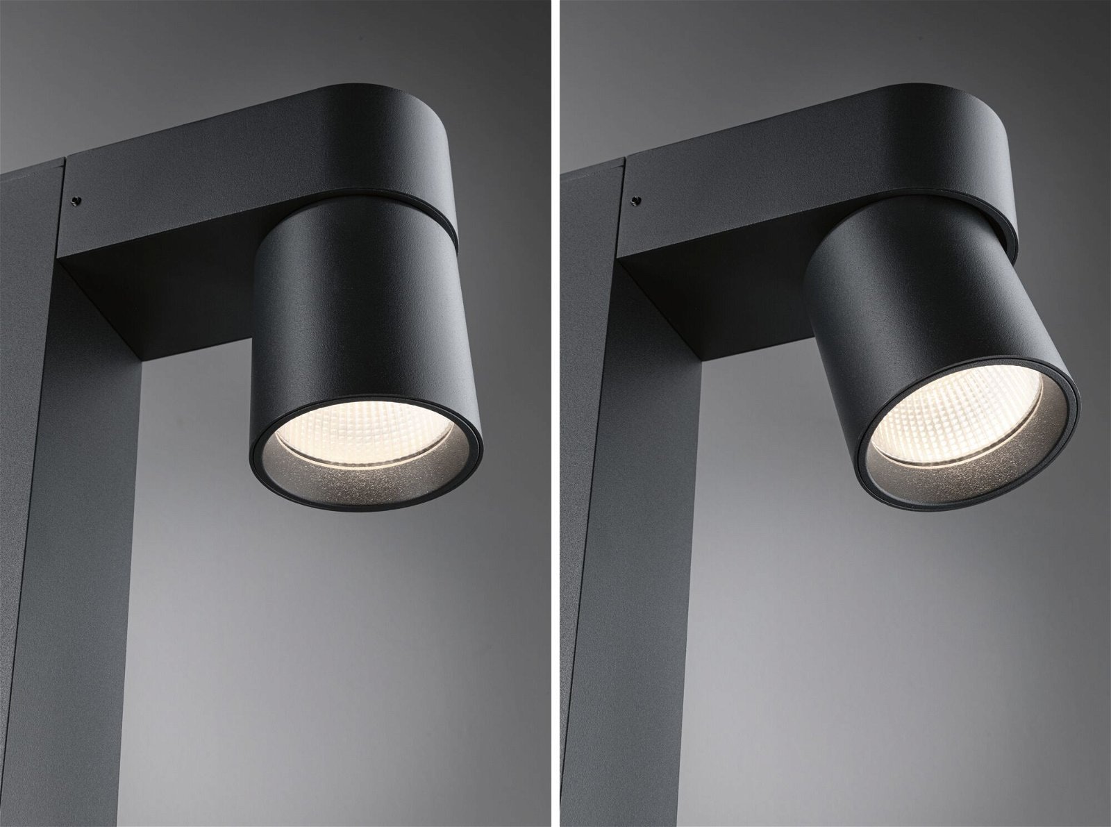 Paulmann LED Pollerleuchte »Kimu IP44 822mm 2200K 7,8W 500lm 230V 70° Anthrazit Aluminium«, 1 flammig, insektenfreundlich