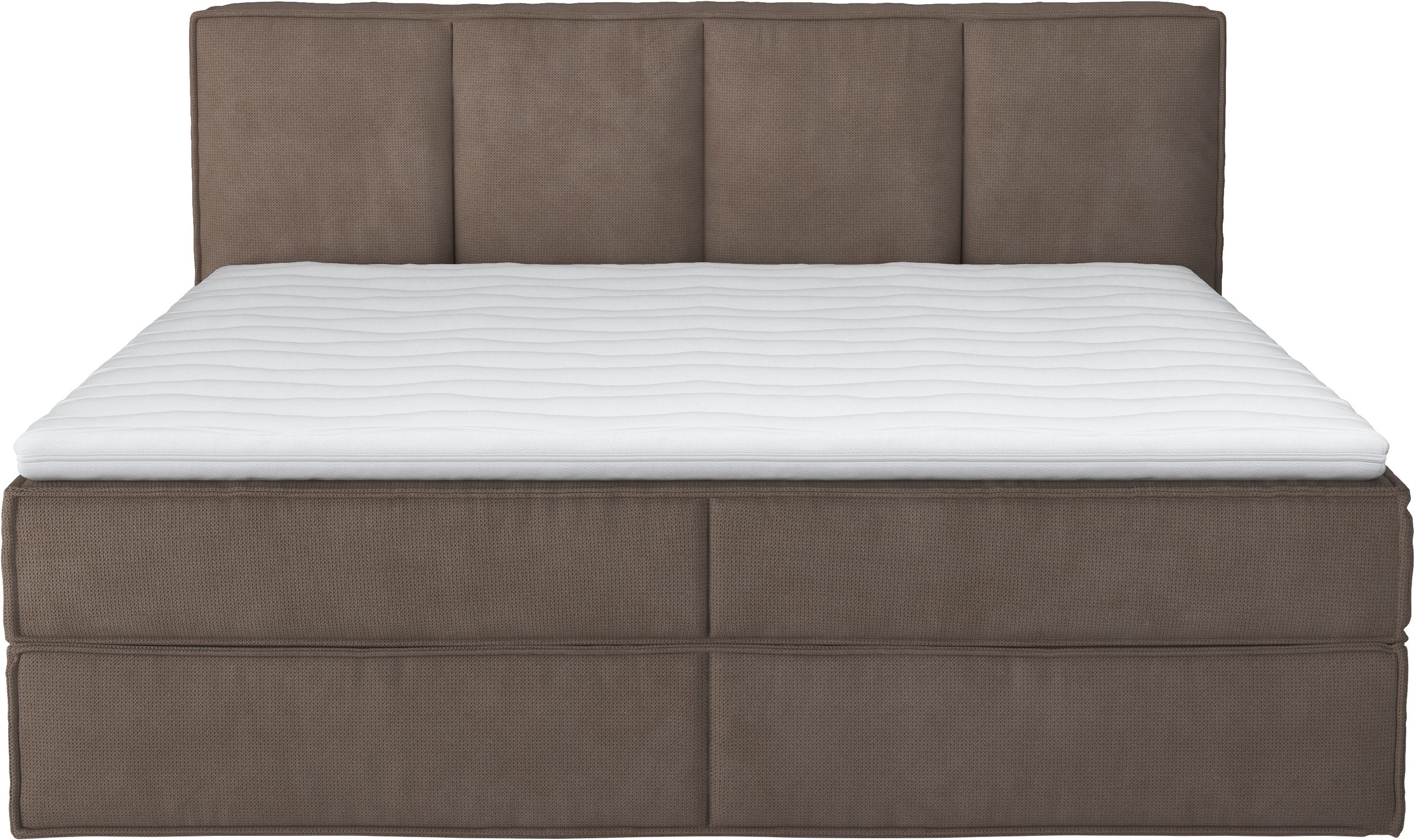 Home affaire Boxspringbett »Sacy«, Boxbett inkl. Topper, 2 Matratzen, Härtegrade H2, H3 und H4 wählbar
