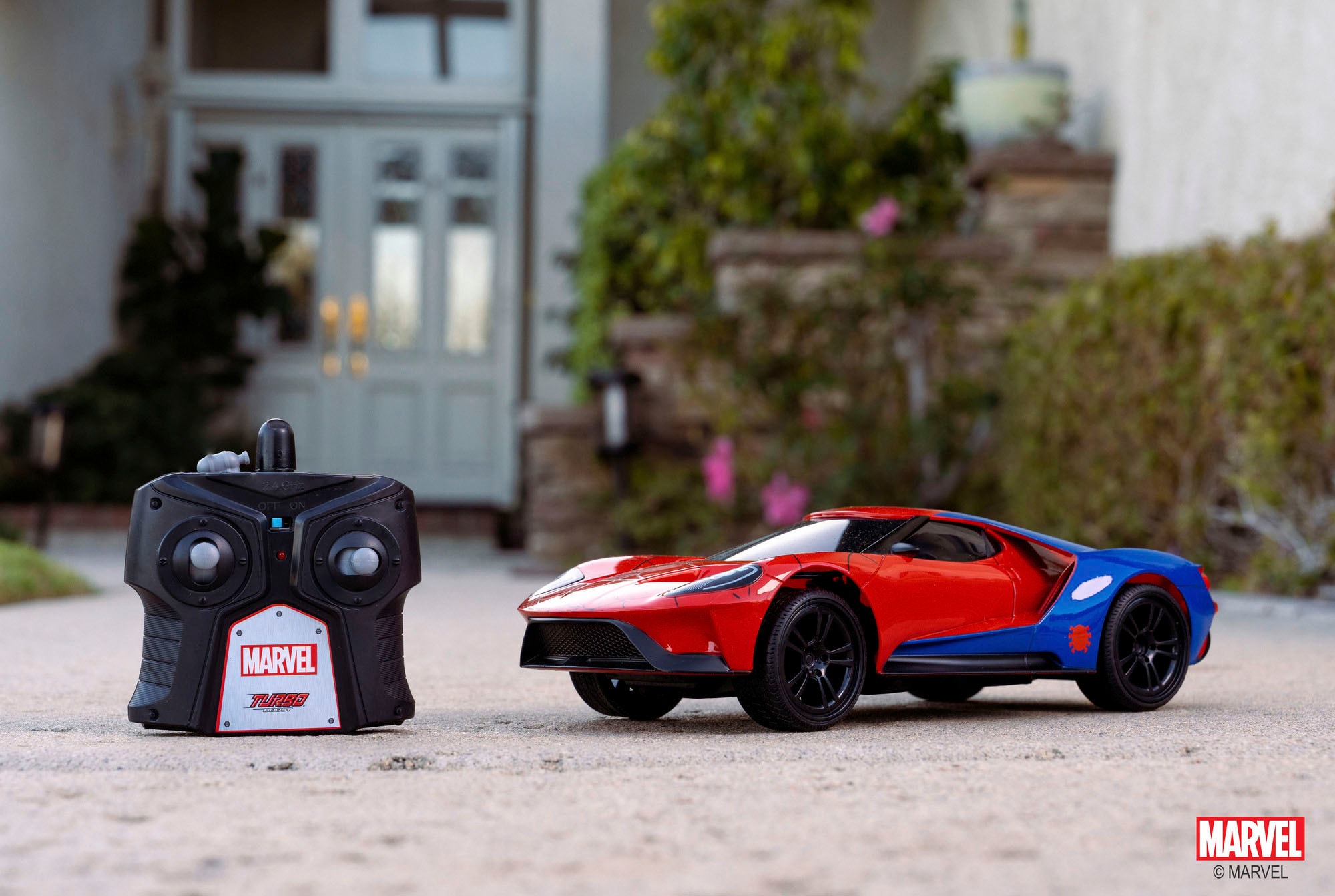 JADA RC-Auto »Marvel Spider-Man RC 2017 Ford GT, 1:16, 2,4GHz«