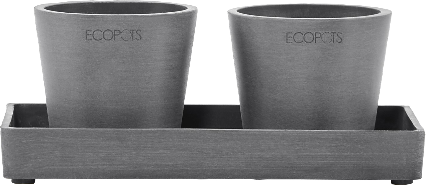 BxTxH: ECOPOTS kaufen Grey«, 43x43x3,5 SAUCER Blumentopfuntersetzer cm »SQUARE