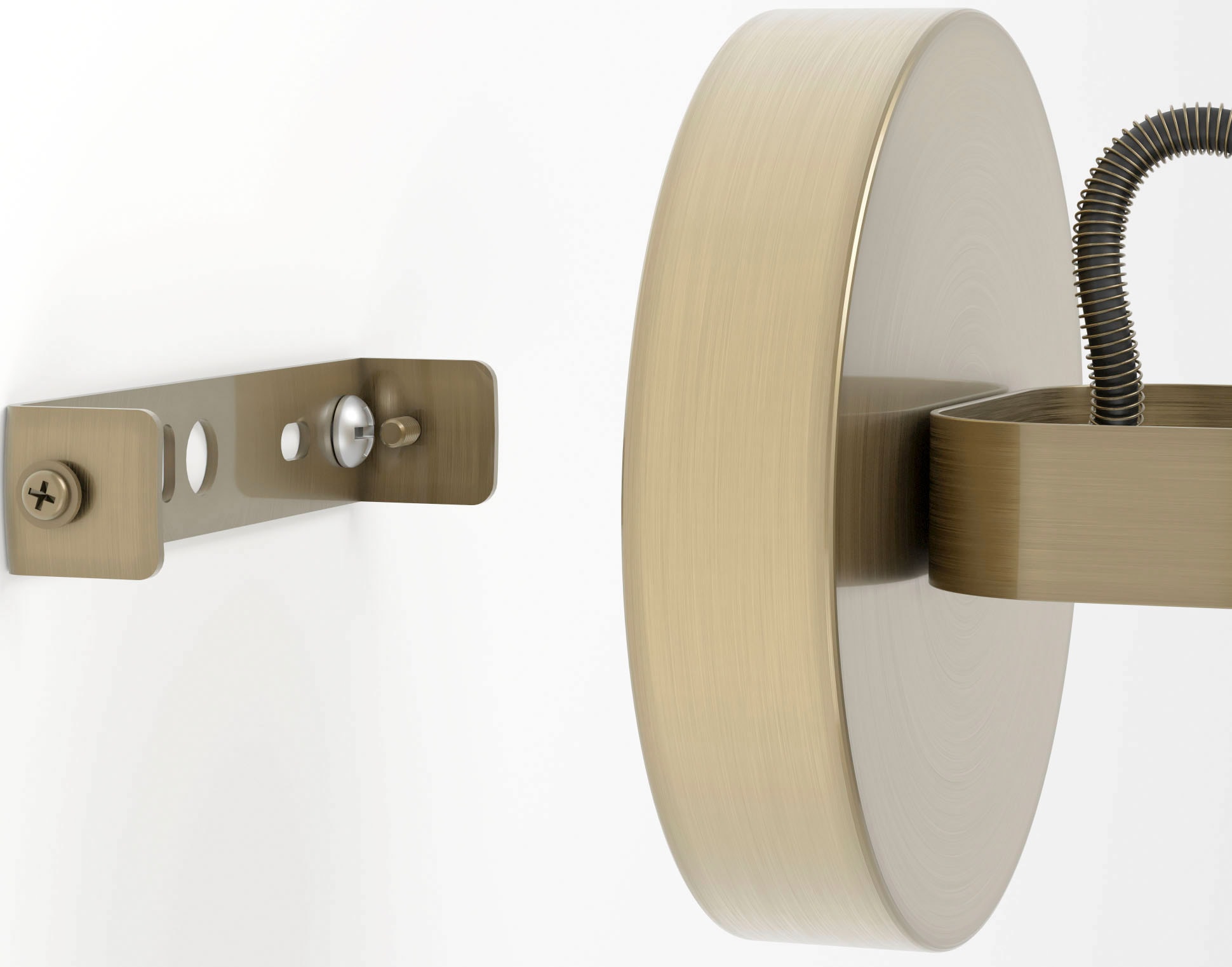 EGLO Deckenspot »SOUTHERY«, Leuchtmittel E27 | Leuchtmittel wechselbar-ohne Leuchtmittel, Deckenspot in gold und weiß aus Stahl - exkl. E27 - 40W
