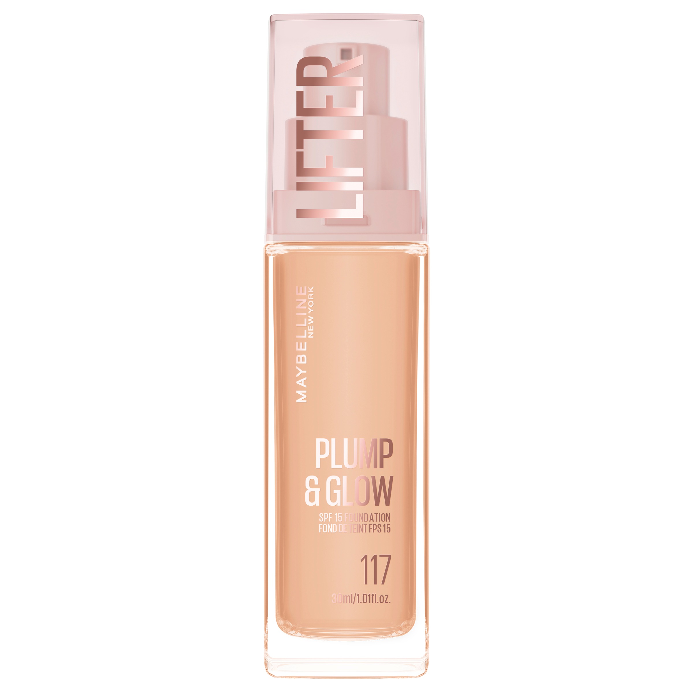 MAYBELLINE NEW YORK Foundation »LIFTER PLUMP AND GLOW FOUNDATION« verleiht sofort einen strahlenden Glow