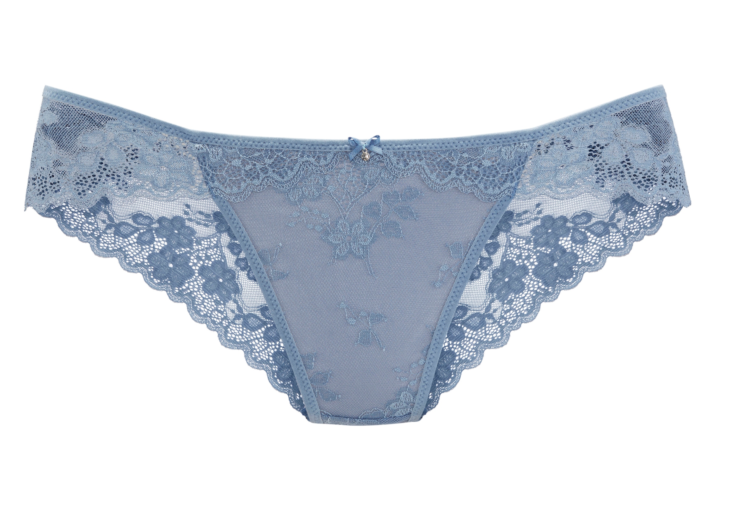 Vivance Slip, aus zarter Jacquardspitze mit edlem Accessoire