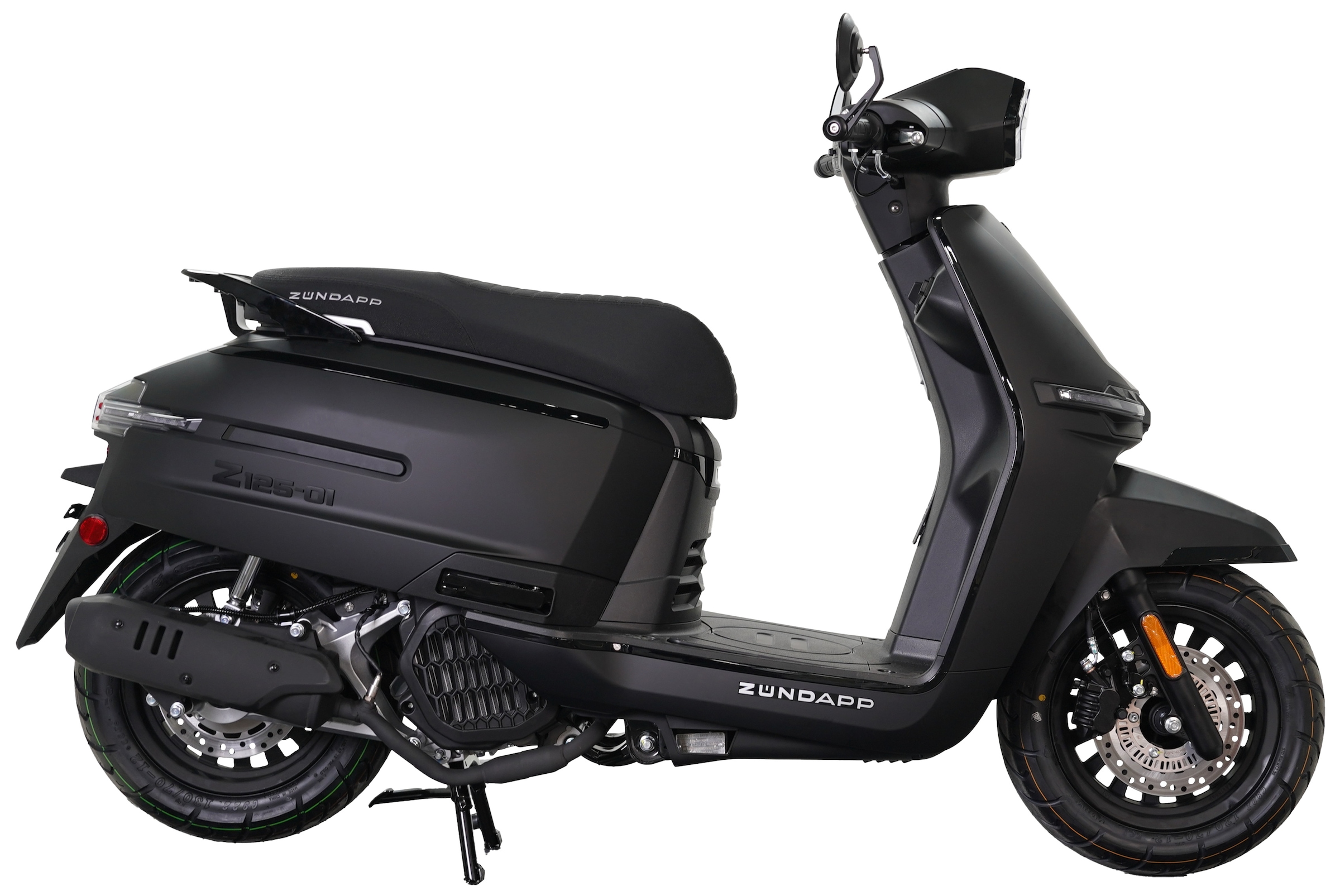 Zündapp Motorroller »Z125-01 125 ccm schwarz« 125 cm³ 95 km/h Euro 5+ 9,4