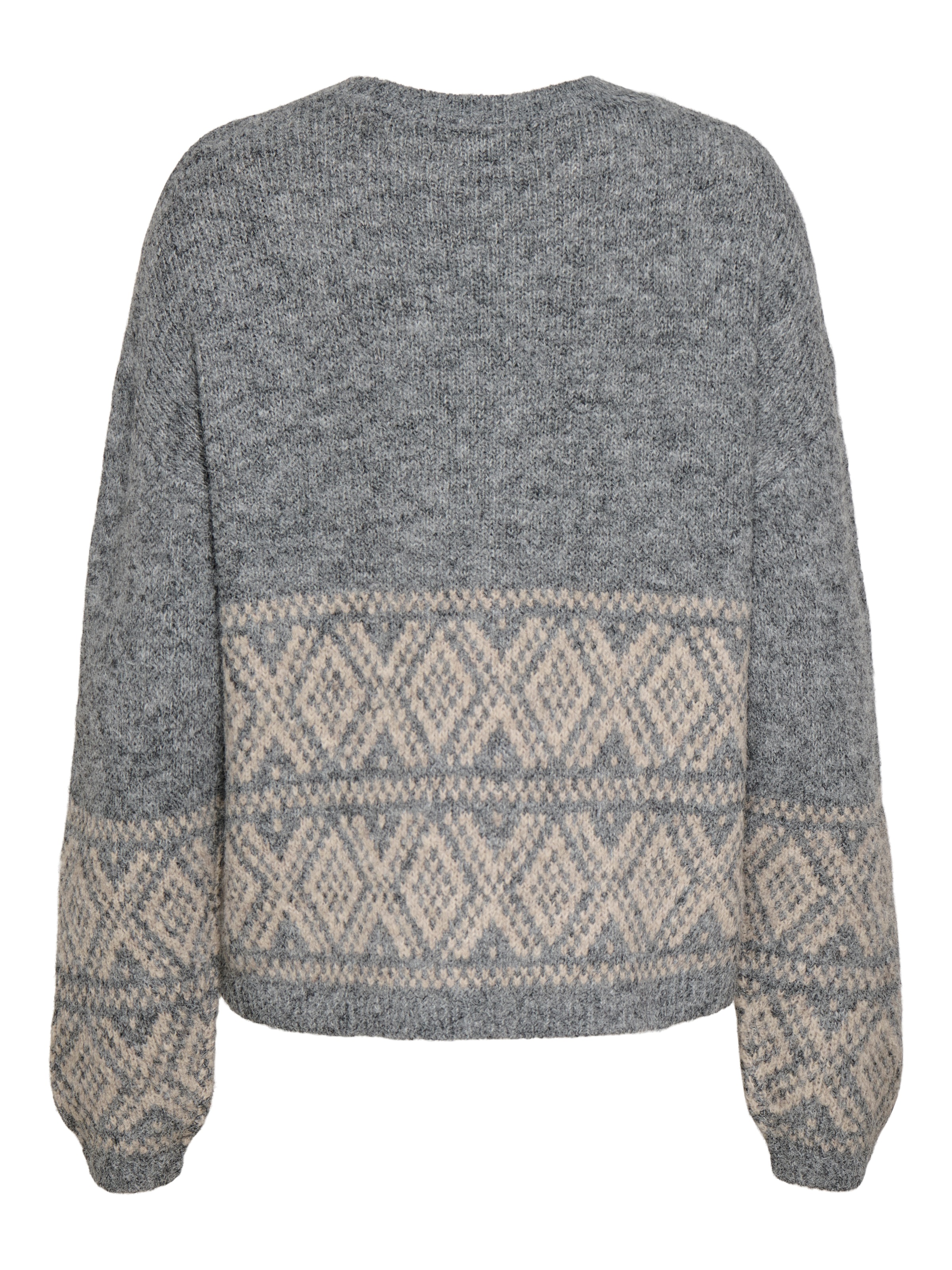 JDY Strickpullover »JDYDINA L/S ON FAROE ISLAND PULLOVE KNT« Materialmix