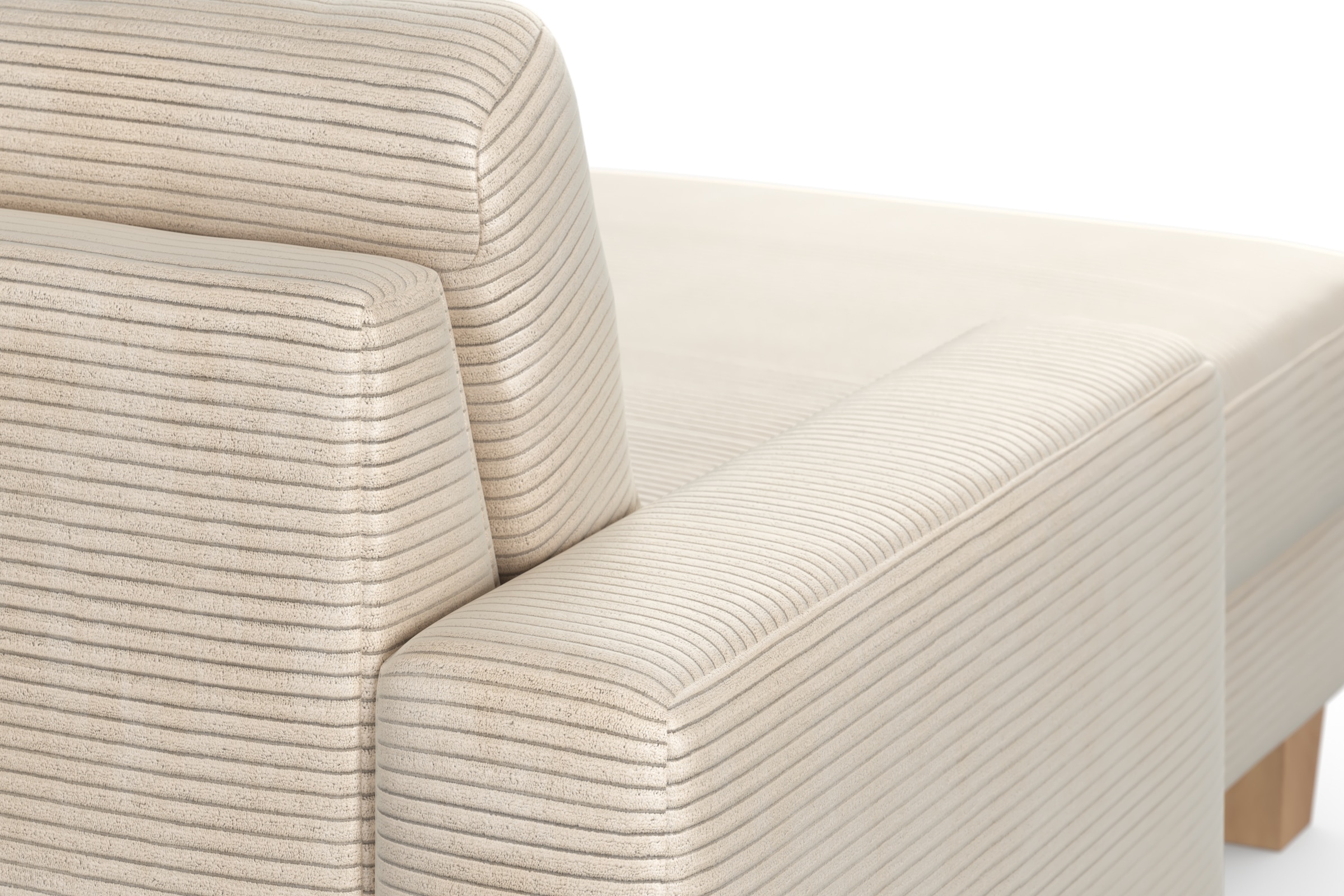 Home affaire Wohnlandschaft »Summer U-Form«, mit oder ohne Bettfunktion und Bettkasten, Cord-Bezug