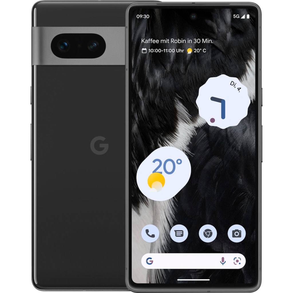 Google Smartphone »Pixel 7«, Obsidian, 16,05 cm/6,3 Zoll, 256 GB Speicherplatz, 50 MP Kamera