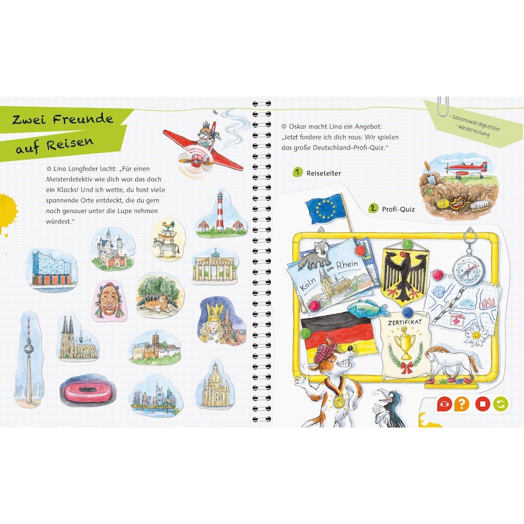 Ravensburger Buch »tiptoi® Lern mit mir! - Deutschland«