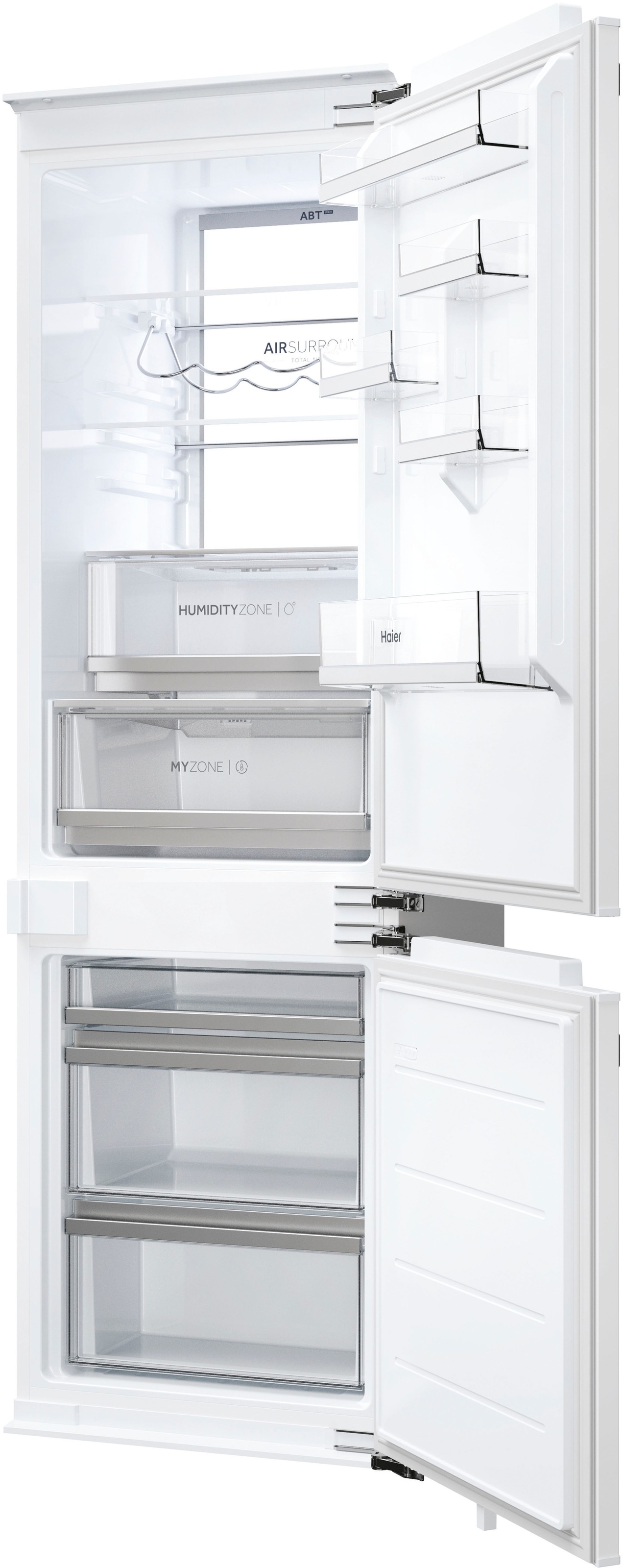 Haier Einbaukühlschrank Titanium Series 6 »HBW7518CF«, MyZone und Humidity Zone für längere Haltbarkeit von Obst und Gemüse