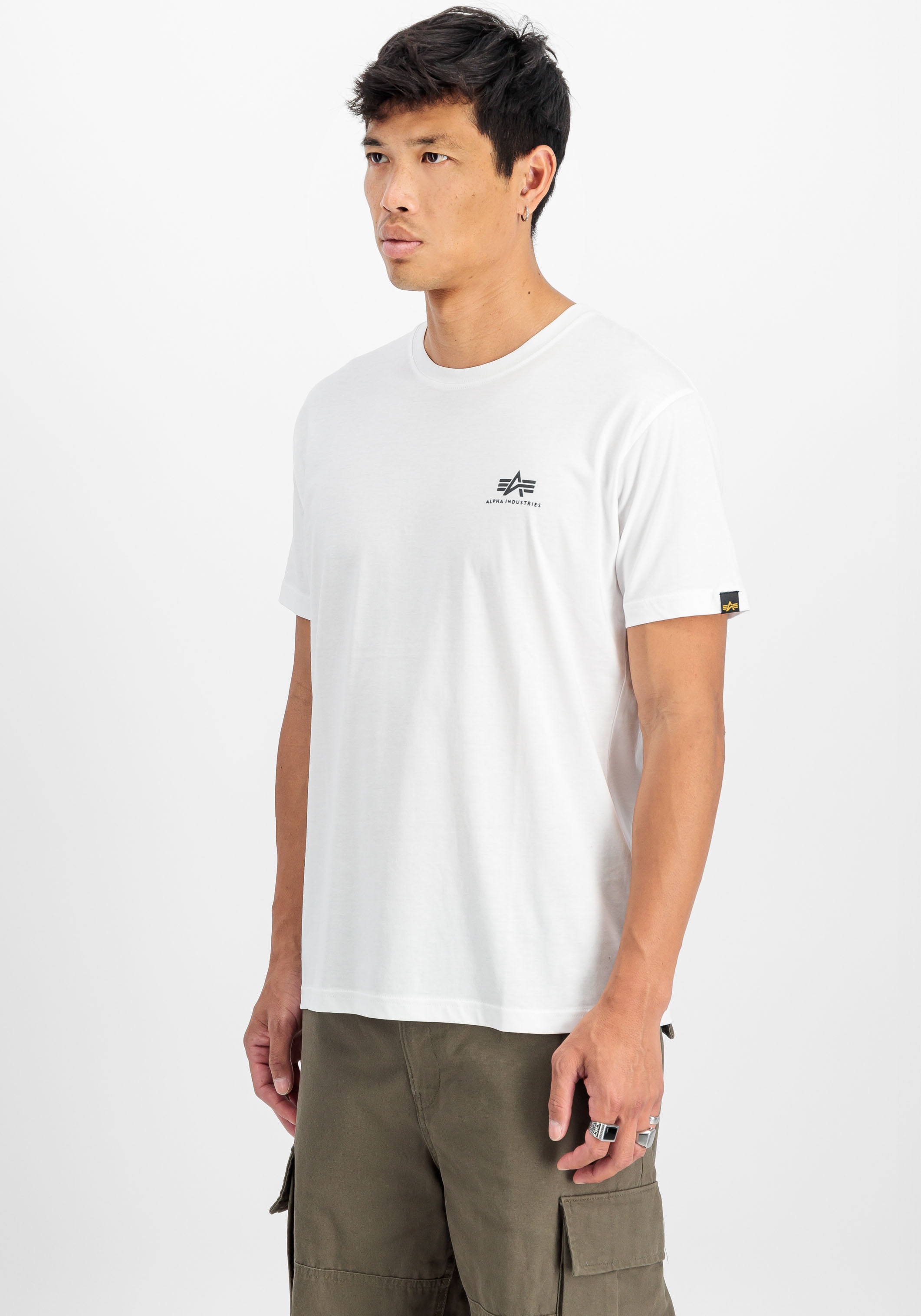 Alpha Industries Rundhalsshirt »Basic T Small Logo 2 Pack«, (Set, 2 tlg.)