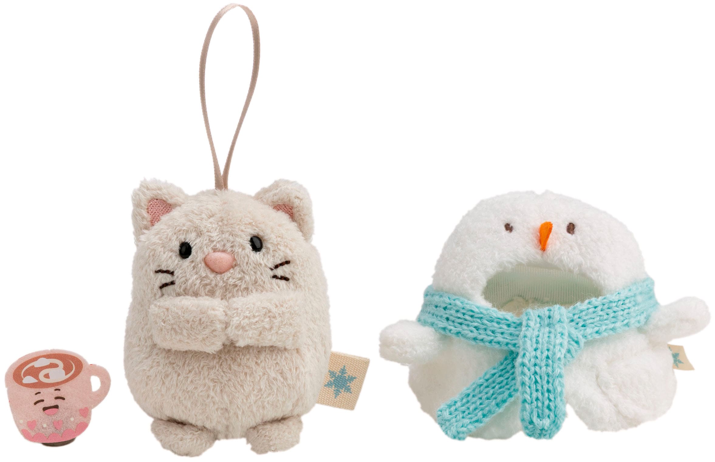Nici Kuscheltier »mymochi, Set Katze Angy 8cm mit Tasse & Schneemannkostüm« in Geschenkbox