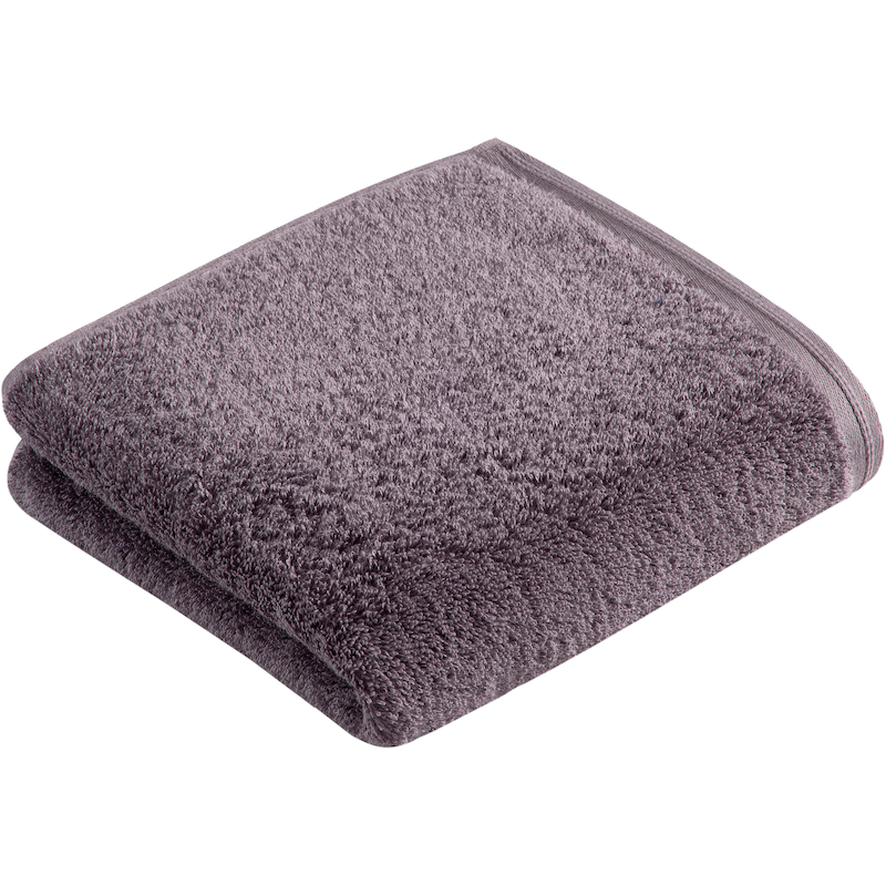 VOSSEN Handtuch »Vegan Life« 100% vegan dunkelgrau Obermaterial: 100% Baumwolle B/L: 50 cmx100 cm