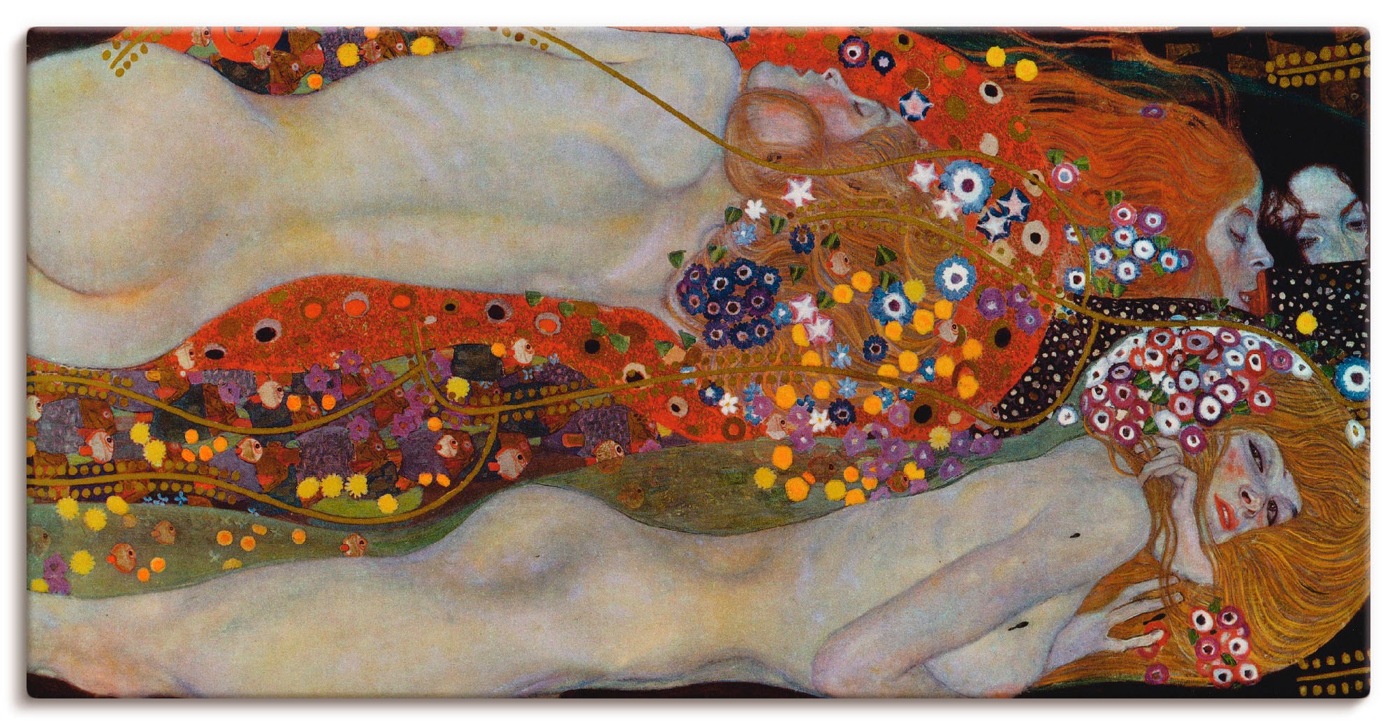 Artland Wandbild »Wasserschlangen II (Die Freundinnen)« Frau 1 Stk. tlg. al günstig online kaufen