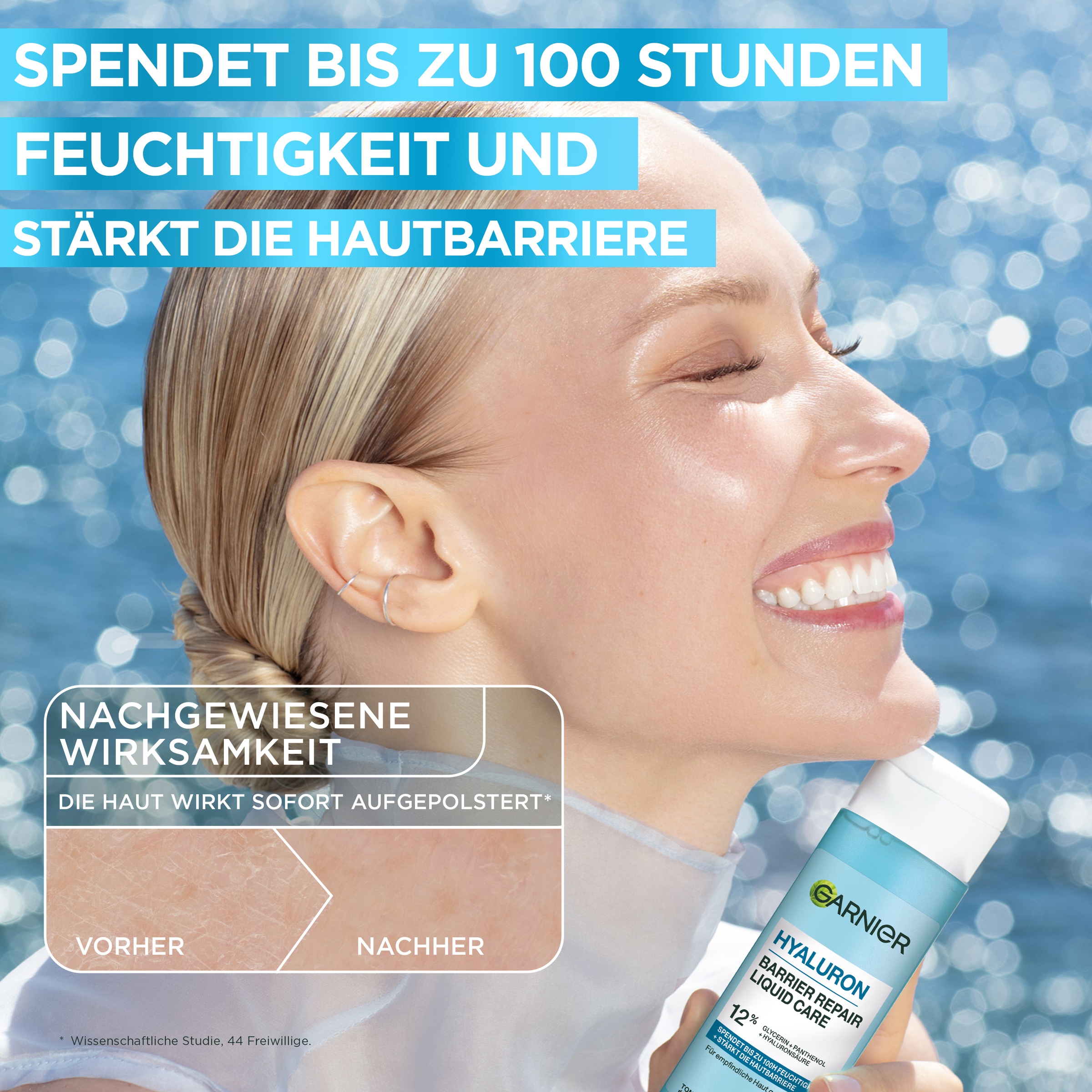 GARNIER Toner »Garnier Hyaluron Barrier Repair Liquid Care«