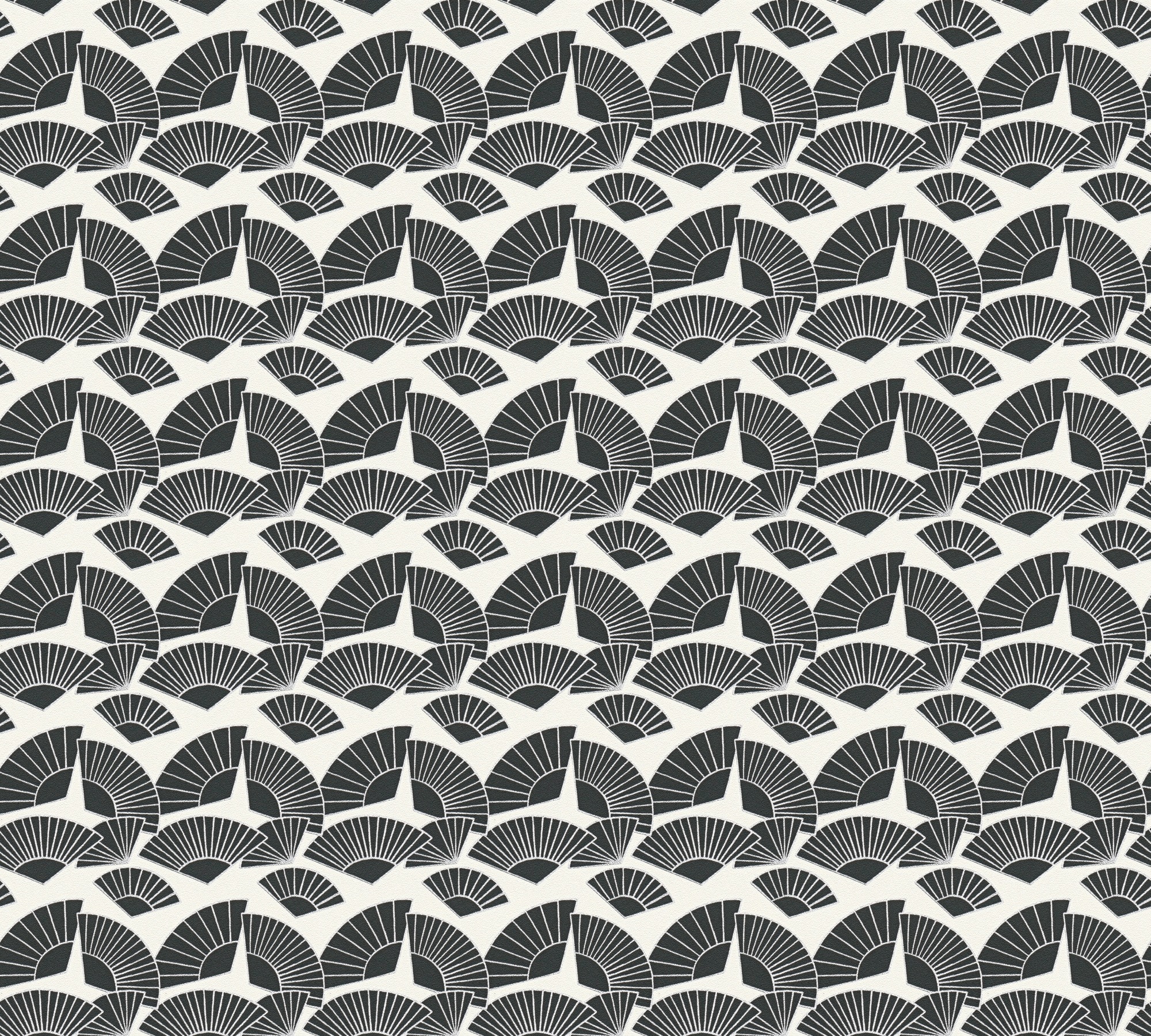 Architects Paper Vliestapete »Fan«, Motiv-abstrakt-naturalistisch, Geometrische Tapete Designer Metallic Tapeten Wohnzimmer Schlafzimmer