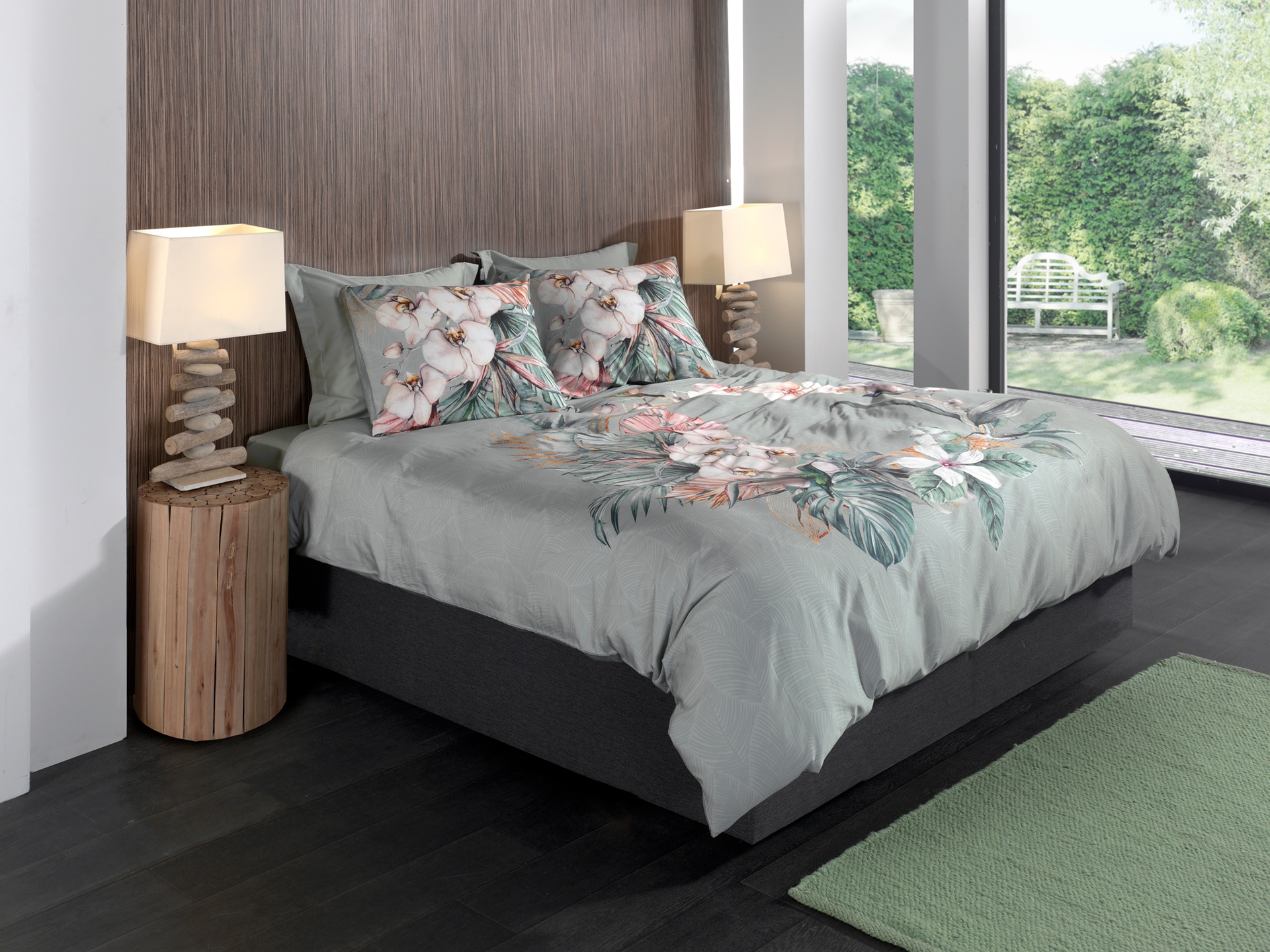 Heckett & Lane Bettwäsche »Heckettlane Bettwäsche Ana« 2 Bettwäsche aus 100% Baumwolle, hochwertige Mako-Satin, ab 135x200 cm.