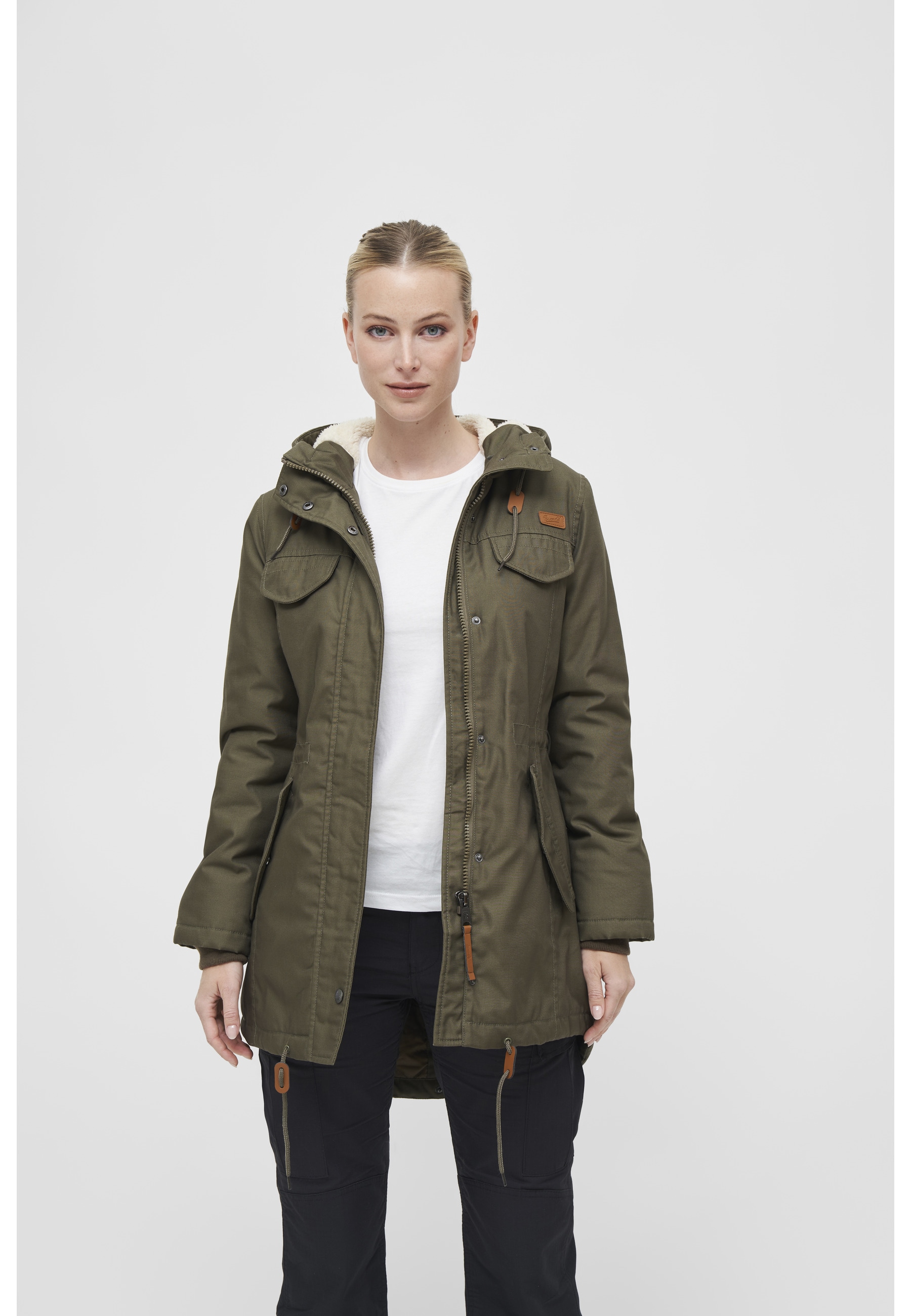 Brandit Parka »Brandit Damen Ladies Marsh Lake Parka« 1 Stk. tlg. mit Kapuze