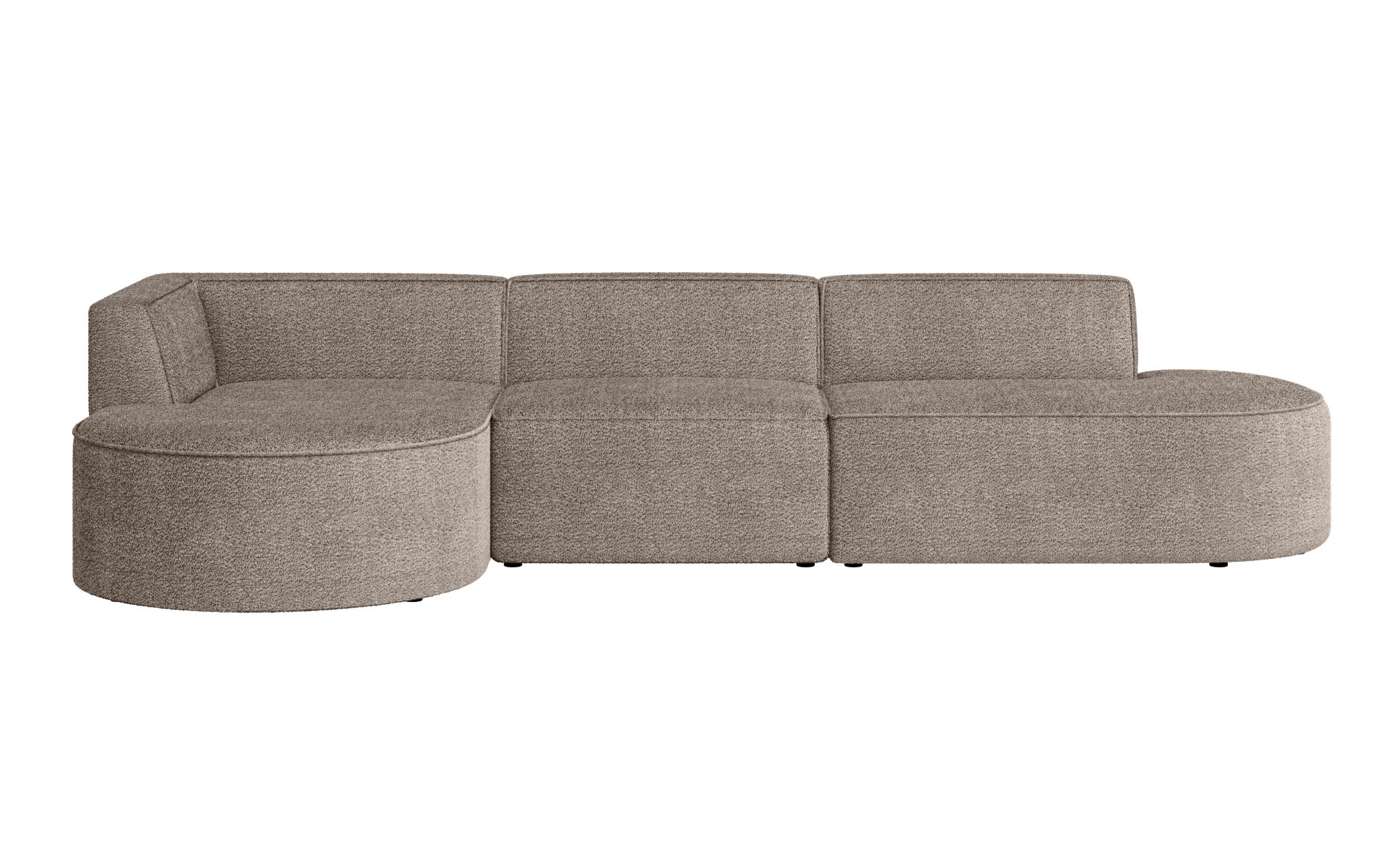 andas Ecksofa "Ecksofa EIVIND mit Ottomane rechts/links, Maße: B/H/T 343/15 günstig online kaufen