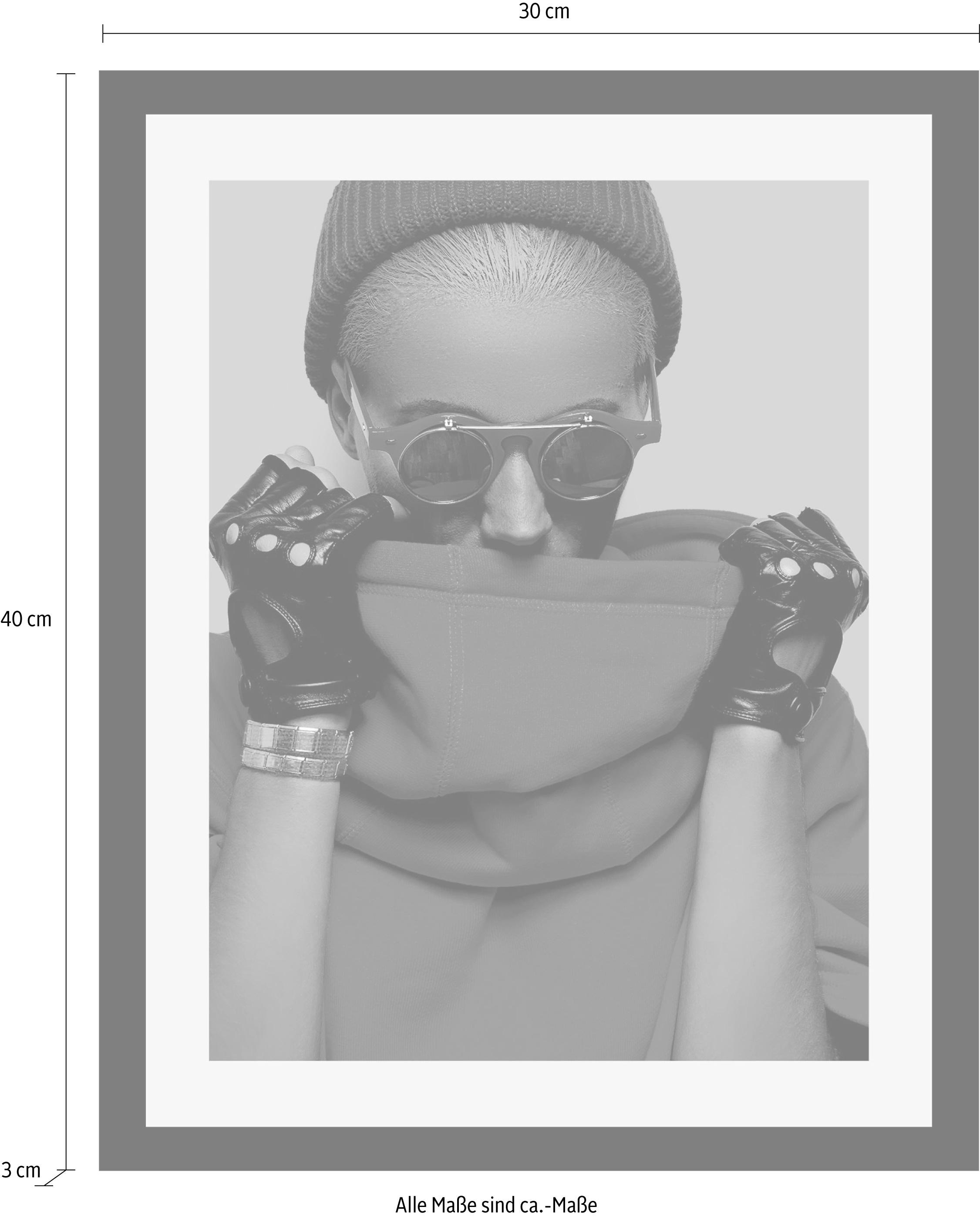 queence Bild »Frau« Bilder von Frauen | Foto | Frau | Kunst HD Premium Poster-Druck inkl. Holzrahmen