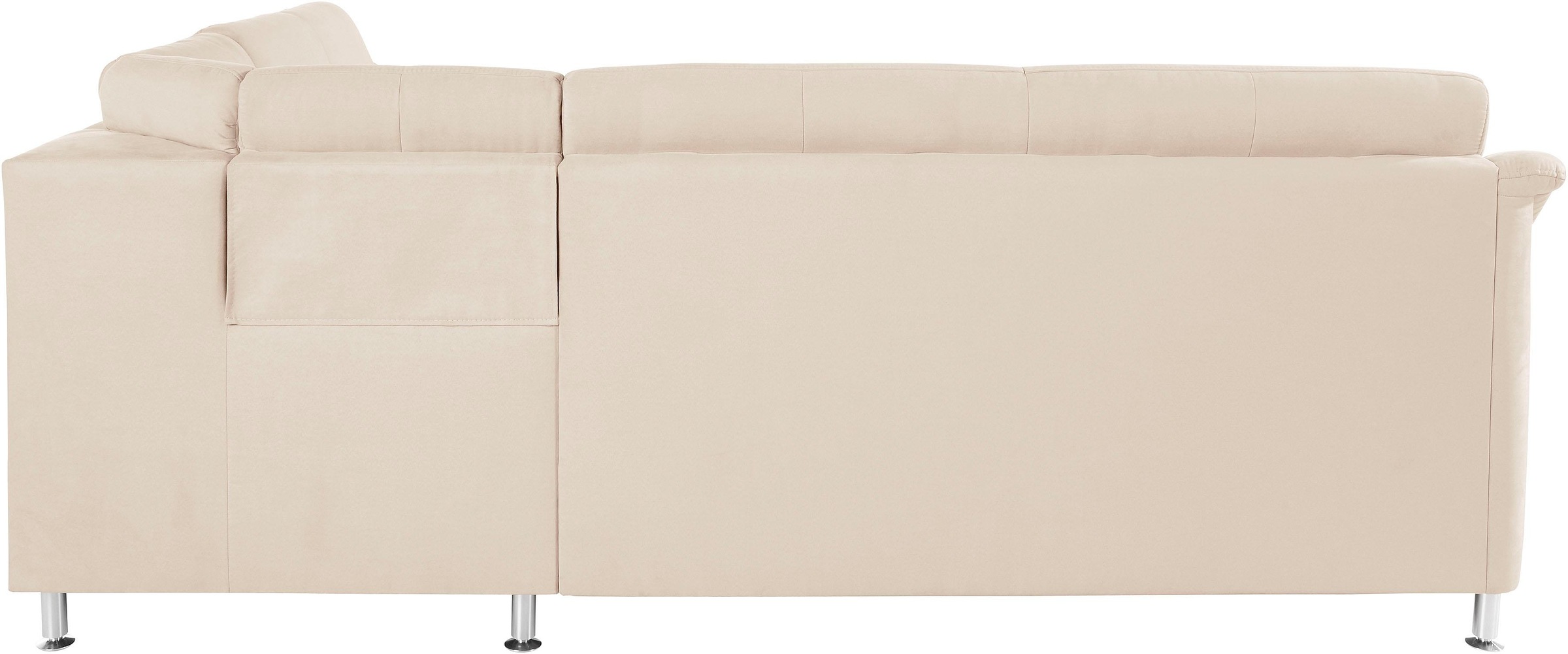 Places of Style Ecksofa »Cardoso L-Form«, Federkern, wahlweise mit Bett, Schubkasten, teilweise Relaxfunktion