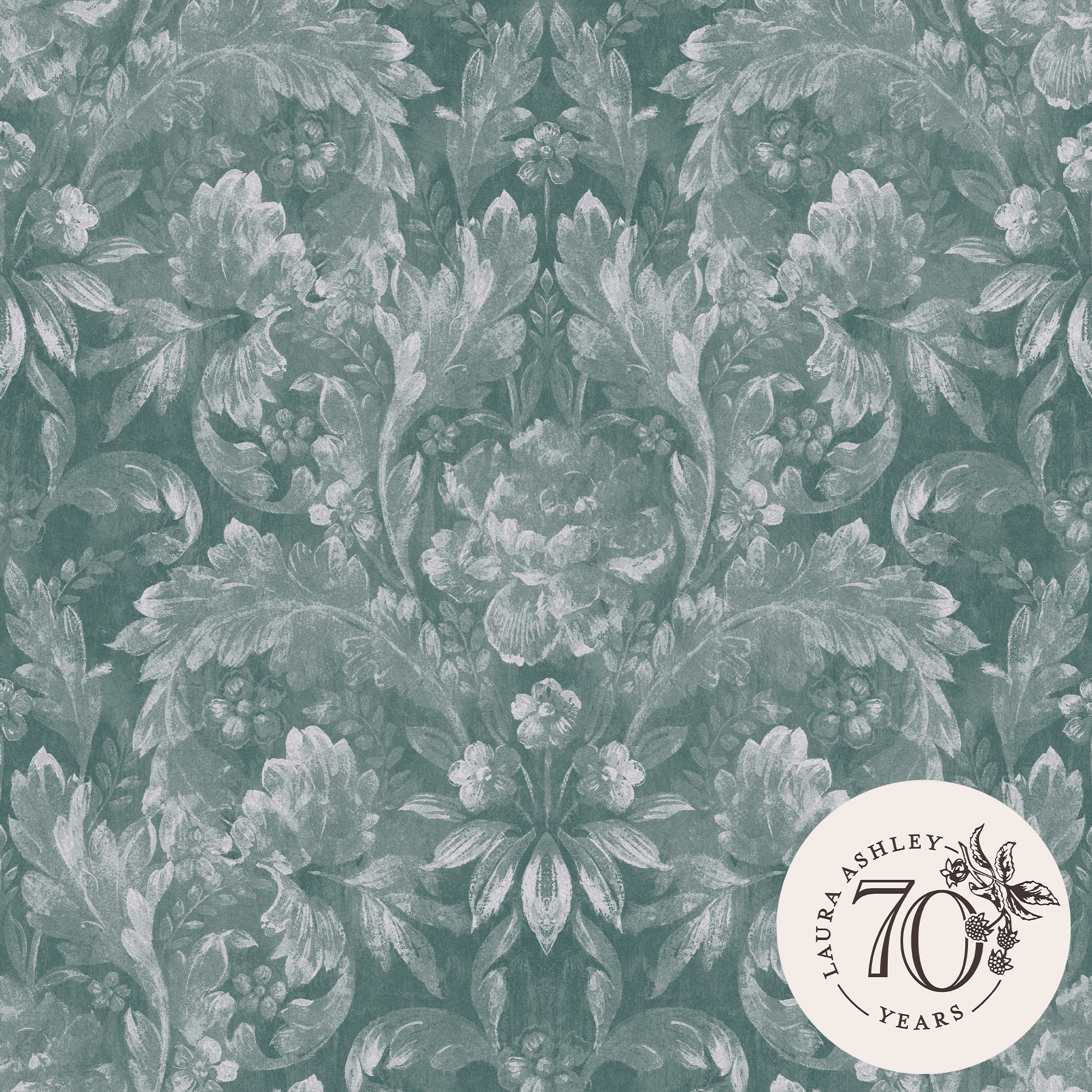 LAURA ASHLEY Vliestapete »Apolline« floral texturiert 10mx52cm