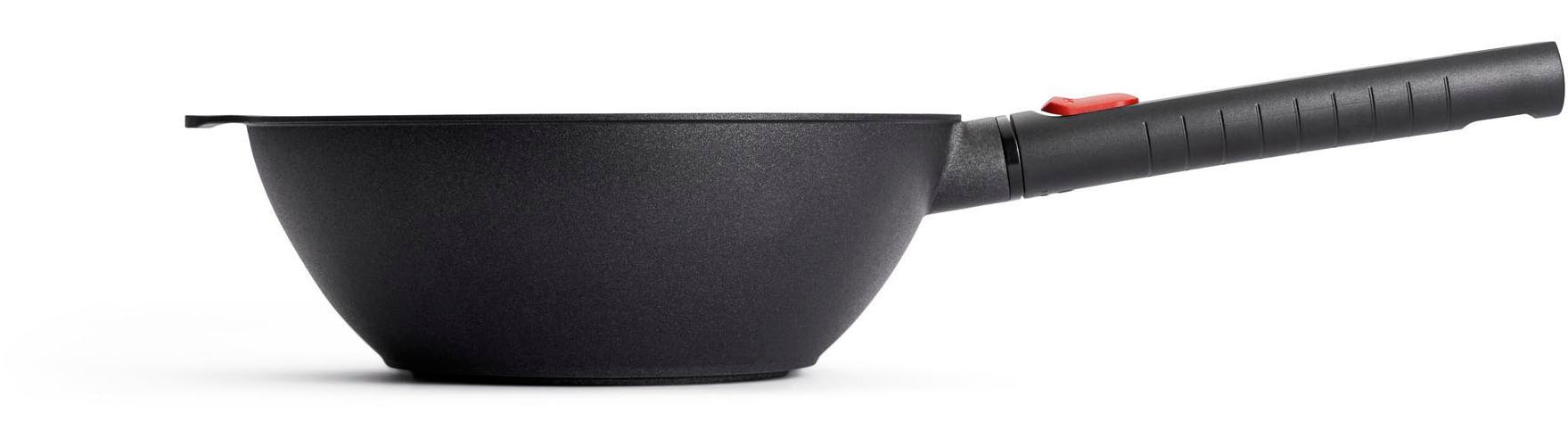 WOLL MADE IN GERMANY Wok »Logic XR« Aluminiumguss Ø 24, inkl. Deckel und Wok-Wender, Induktion