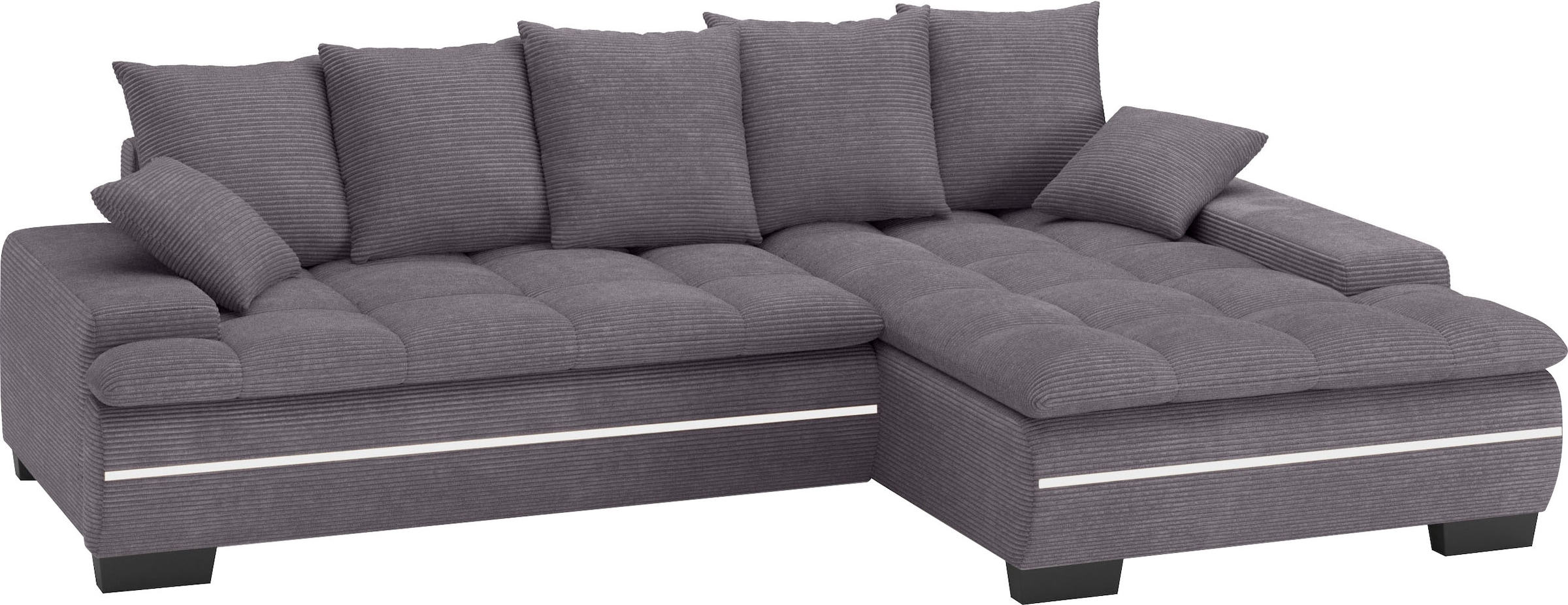 Mr. Couch Ecksofa »Haiti II, L-Form«, RGB-LED Beleuchtung, wahlweise mit Ka günstig online kaufen
