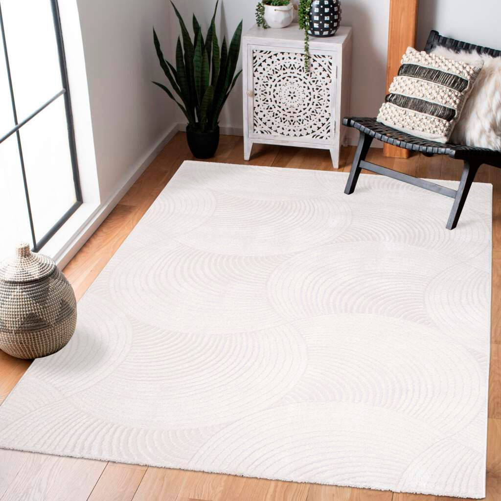 Carpet City Teppich »Friseé-Teppich FANCY 647« rechteckig 12 mm Höhe Läufer günstig online kaufen