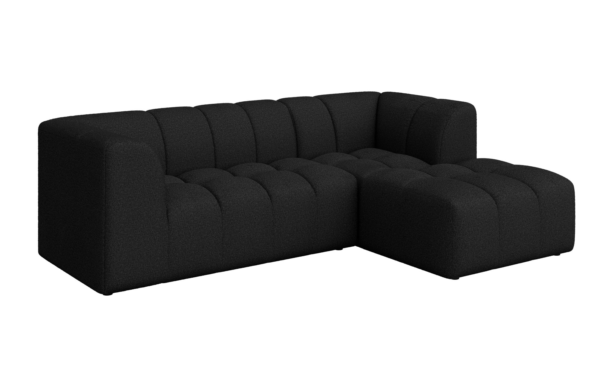 Home affaire Ecksofa »TUURE L-Form, Verlässliche Qualität, moderne Steppung, Breite 255cm« Bubble Optik, moderne Steppung, hoher Sitzkomfort, Wellenunterfederung