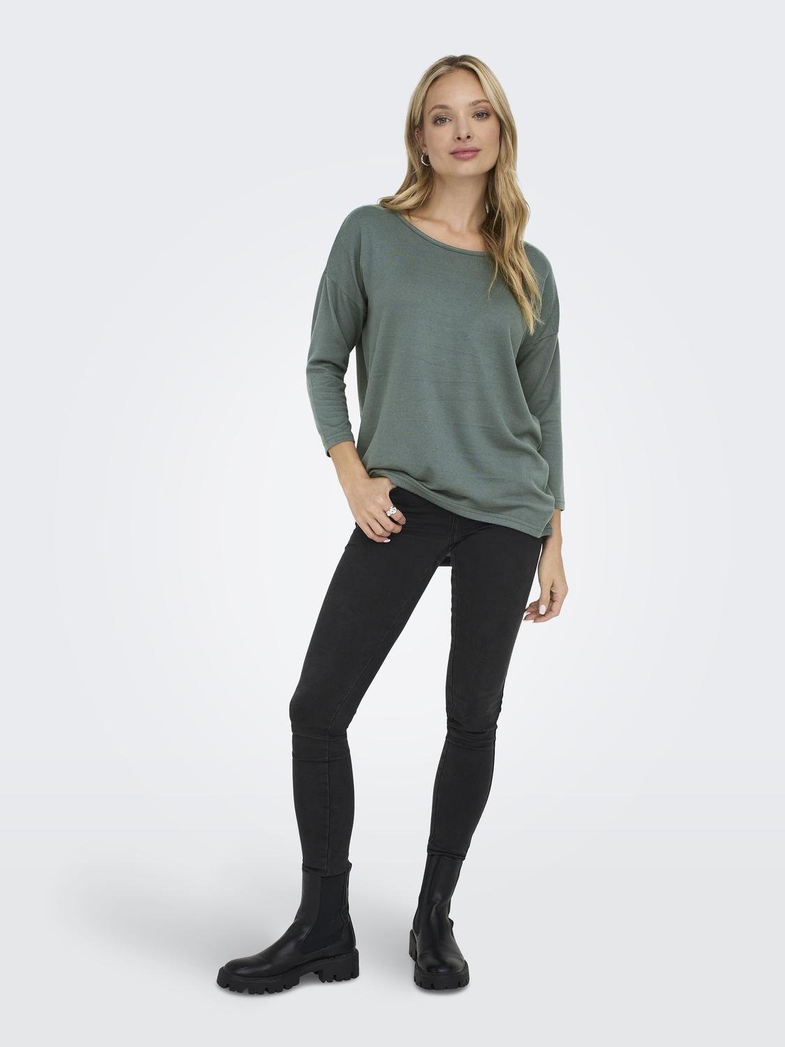 ONLY 3/4-Arm-Shirt »ONLELCOS 4/5 SOLID TOP«